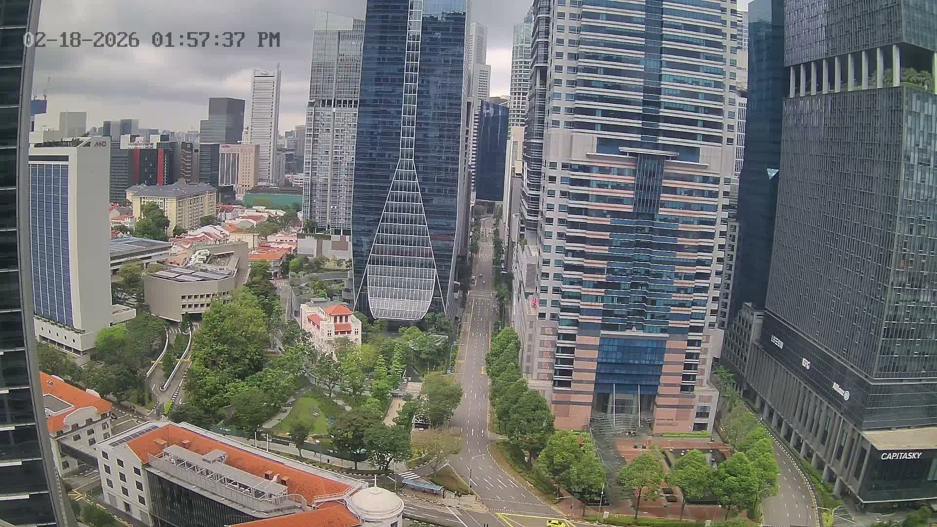 Singapore Downtown Live Cam - Tanjong Pagar, Downtown Core, Central Area, Central Singapore, Singapore
