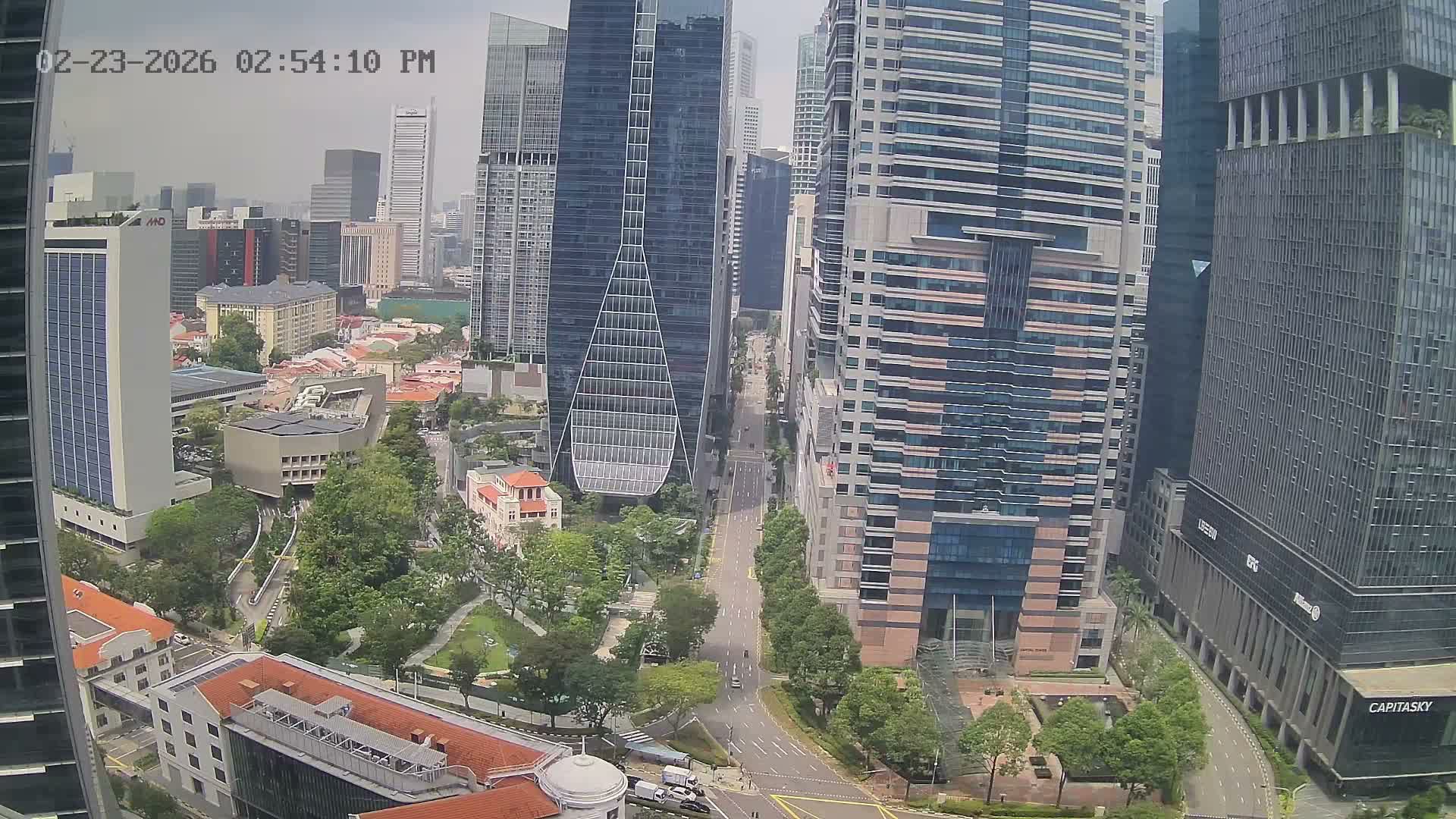 Singapore Downtown Live Cam - Tanjong Pagar, Downtown Core, Central Area, Central Singapore, Singapore