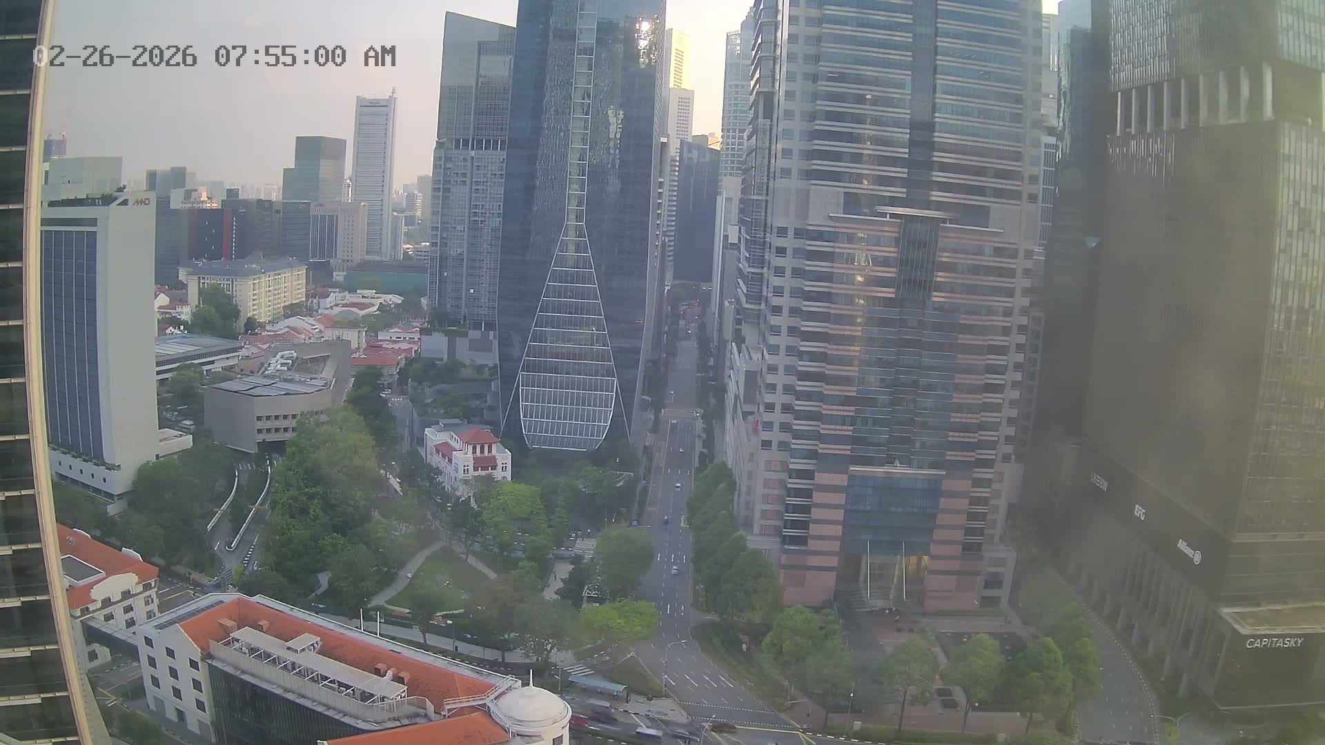Singapore Downtown Live Cam - Tanjong Pagar, Downtown Core, Central Area, Central Singapore, Singapore