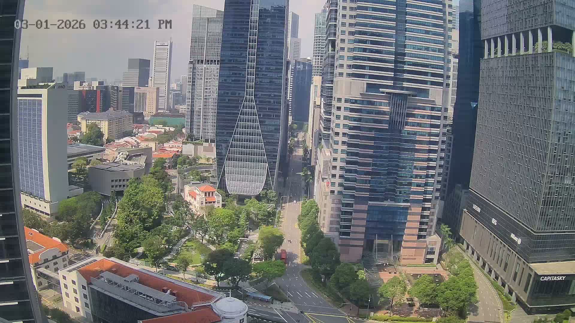 Singapore Downtown Live Cam - Tanjong Pagar, Downtown Core, Central Area, Central Singapore, Singapore
