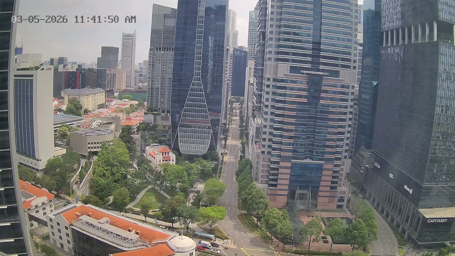 Singapore Downtown Live Cam - Tanjong Pagar, Downtown Core, Central Area, Central Singapore, Singapore