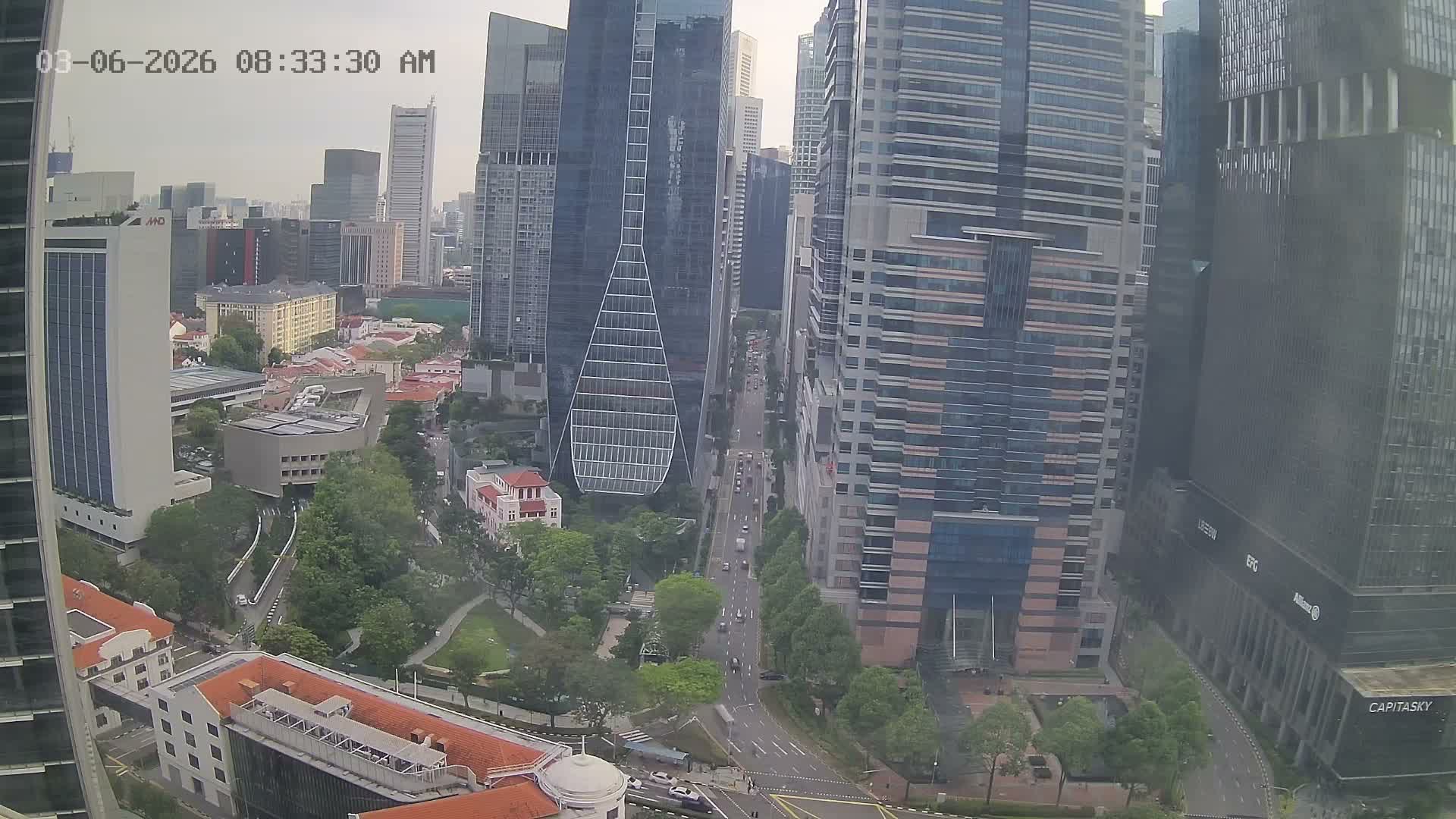 Singapore Downtown Live Cam - Tanjong Pagar, Downtown Core, Central Area, Central Singapore, Singapore