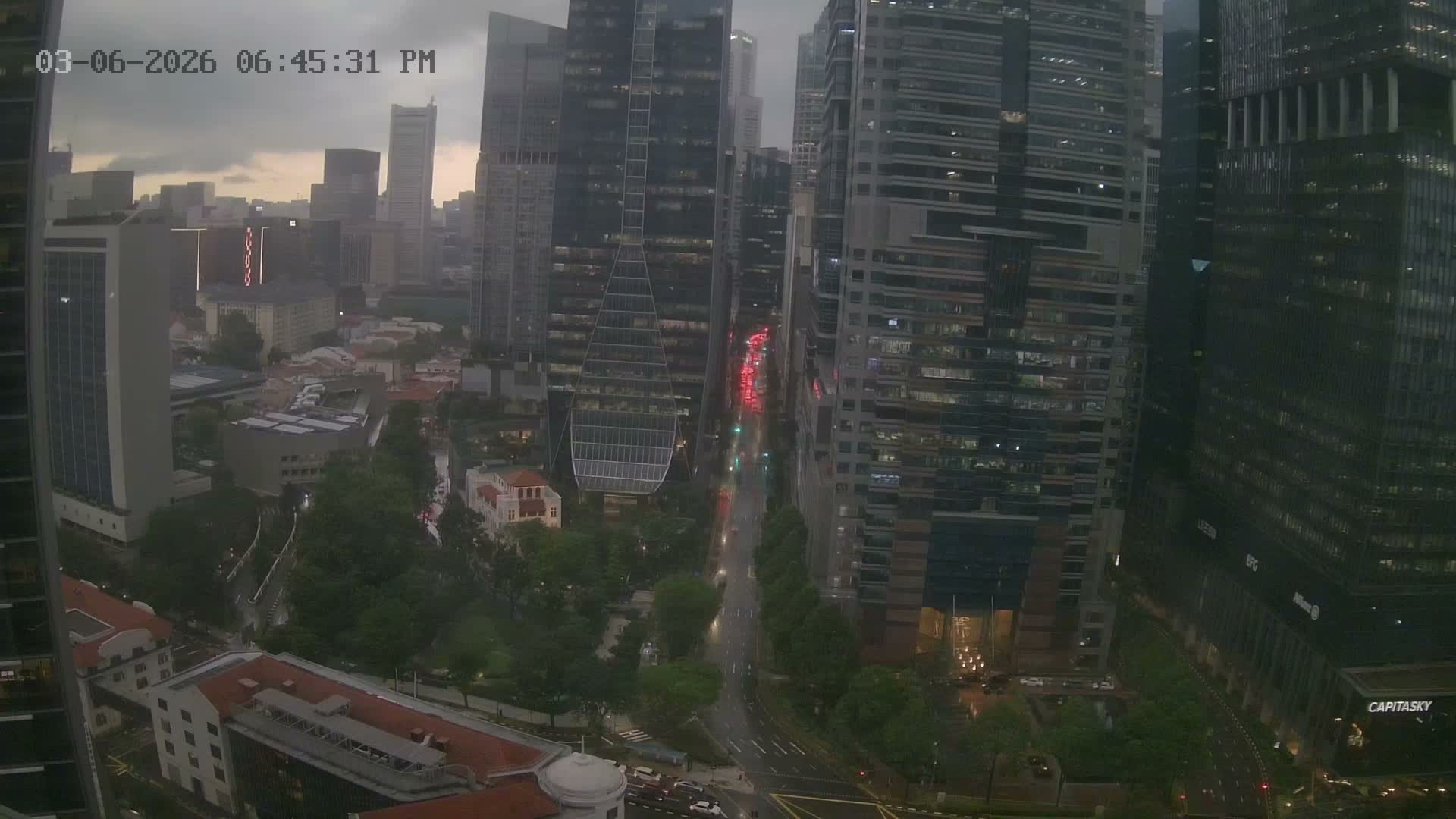 Singapore Downtown Live Cam - Tanjong Pagar, Downtown Core, Central Area, Central Singapore, Singapore