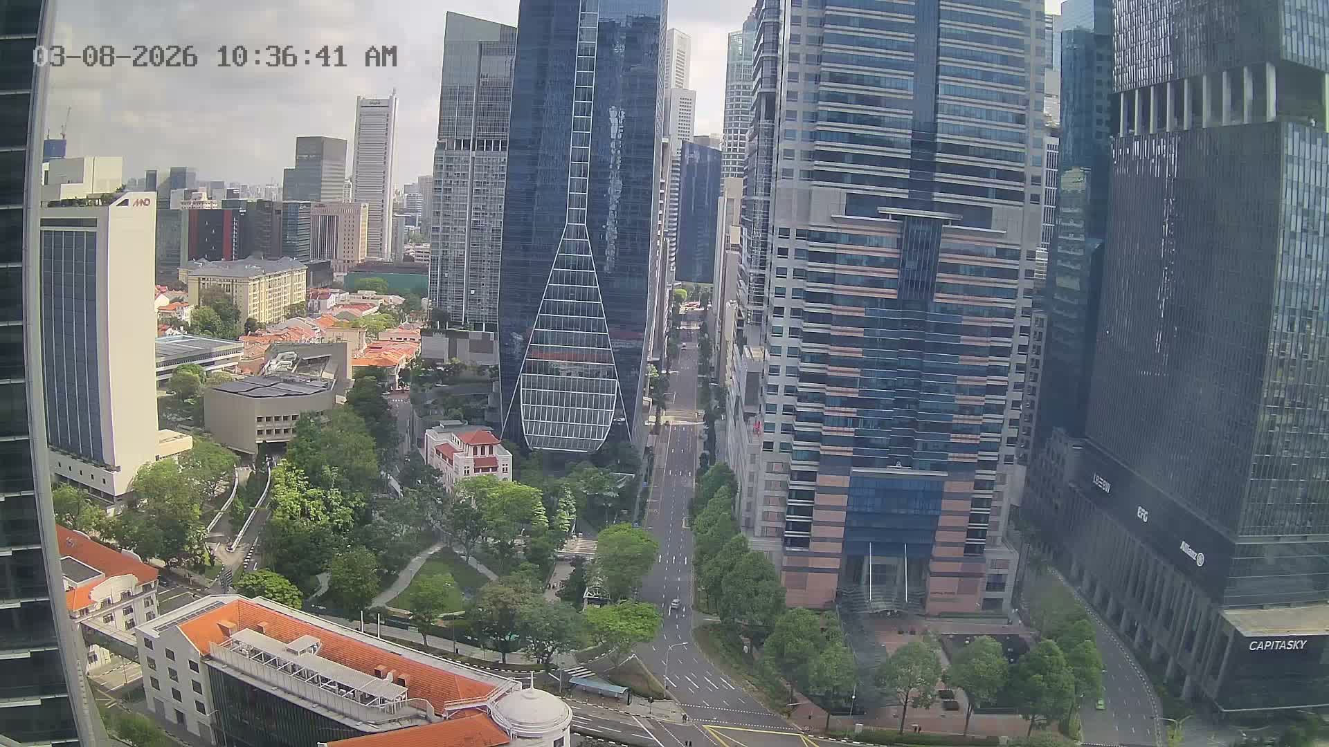 Singapore Downtown Live Cam - Tanjong Pagar, Downtown Core, Central Area, Central Singapore, Singapore