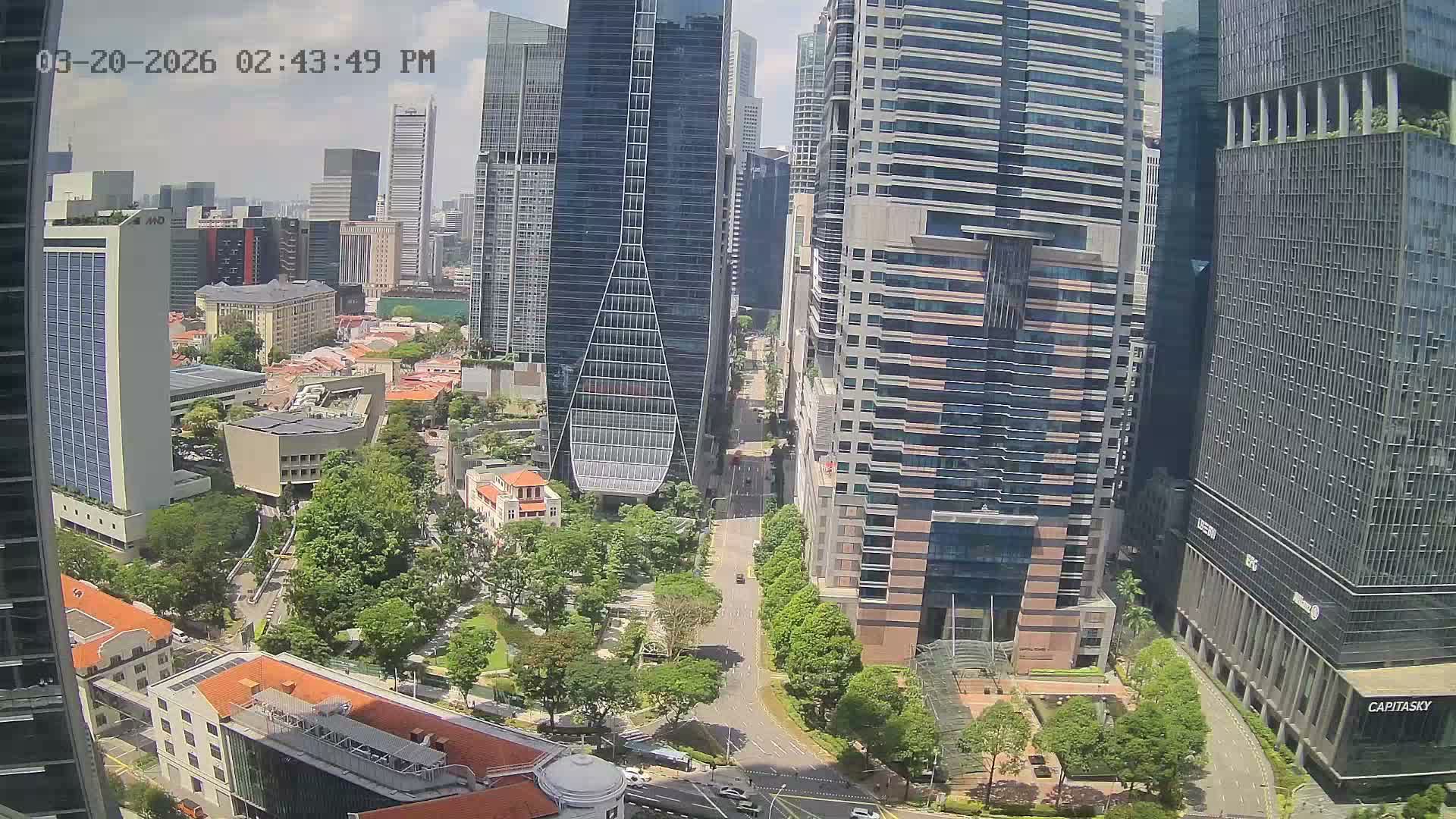 Singapore Downtown Live Cam - Tanjong Pagar, Downtown Core, Central Area, Central Singapore, Singapore