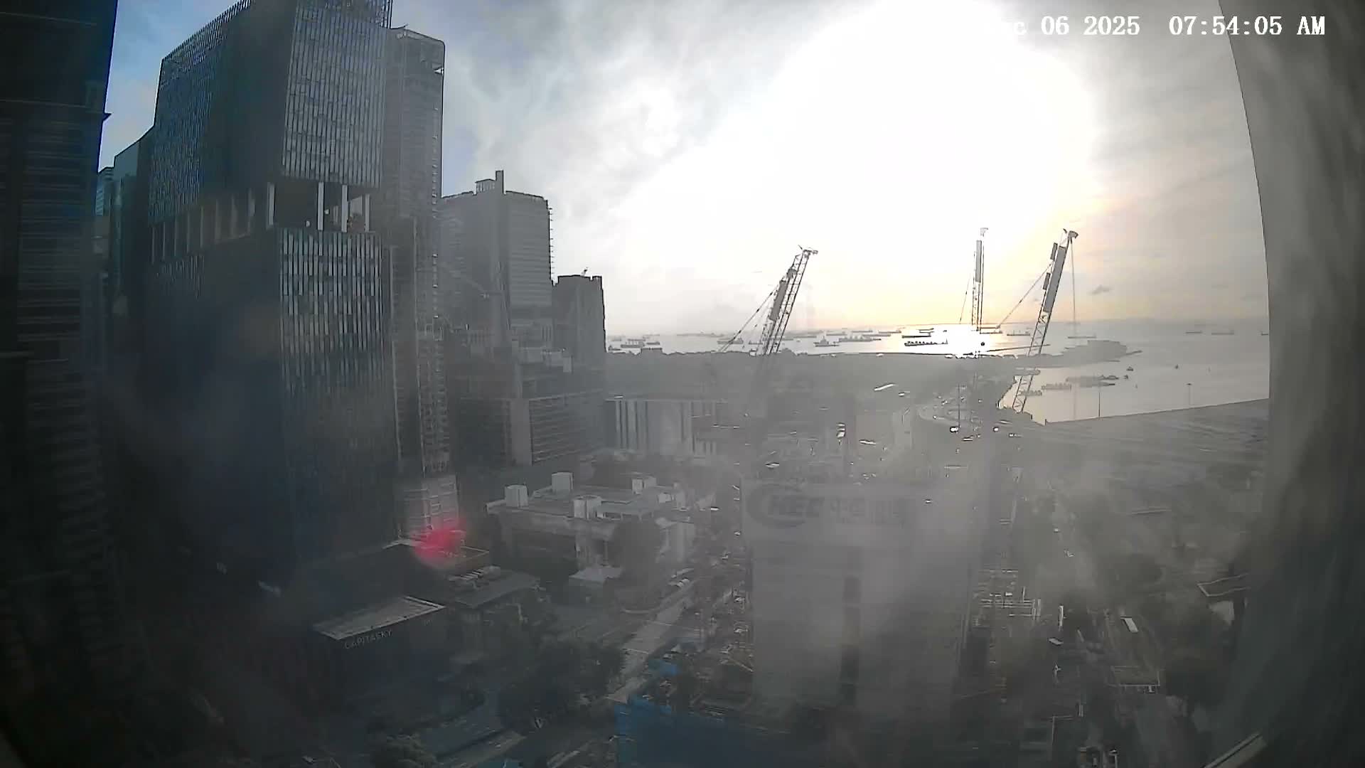 Singapore South Cruise Marina  & Downtown Core Live Cam - Tanjong Pagar, Downtown Core, Central Area, Central Singapore, Singapore