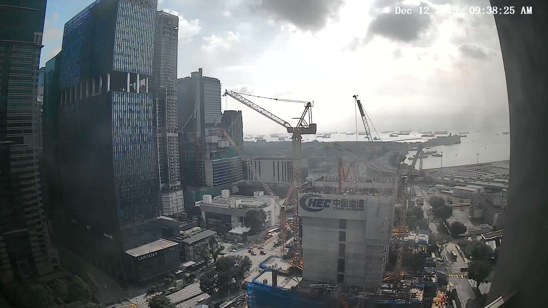 Singapore South Cruise Marina  & Downtown Core Live Cam - Tanjong Pagar, Downtown Core, Central Area, Central Singapore, Singapore