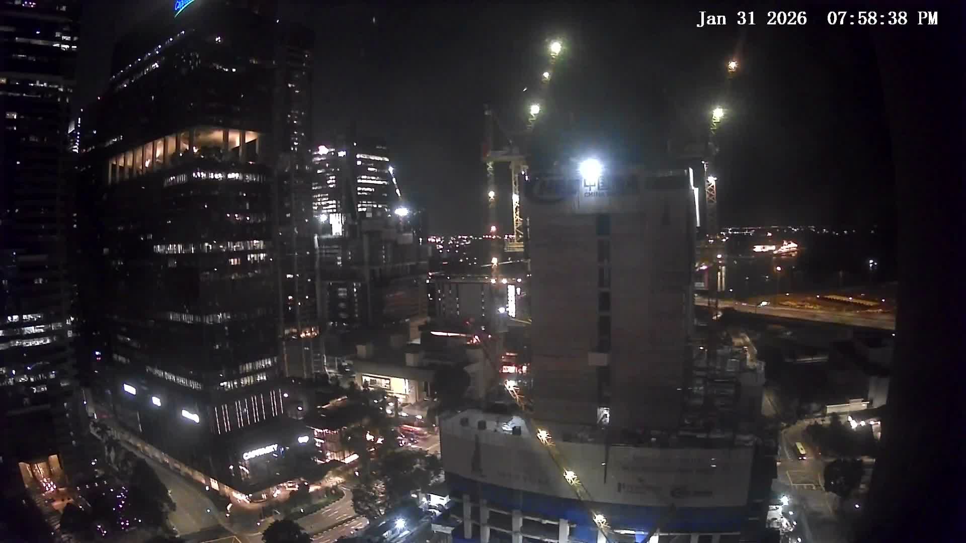Singapore South Cruise Marina  & Downtown Core Live Cam - Tanjong Pagar, Downtown Core, Central Area, Central Singapore, Singapore