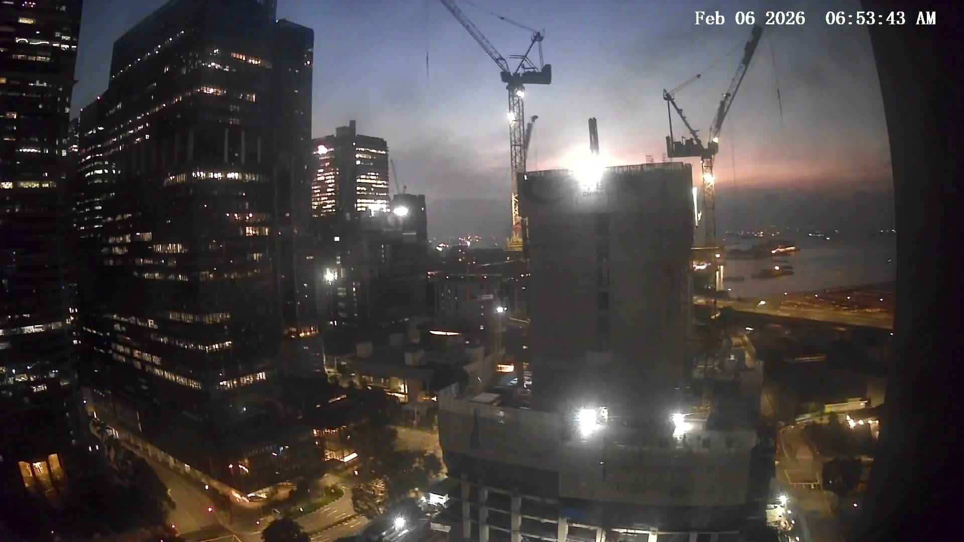 Singapore South Cruise Marina  & Downtown Core Live Cam - Tanjong Pagar, Downtown Core, Central Area, Central Singapore, Singapore