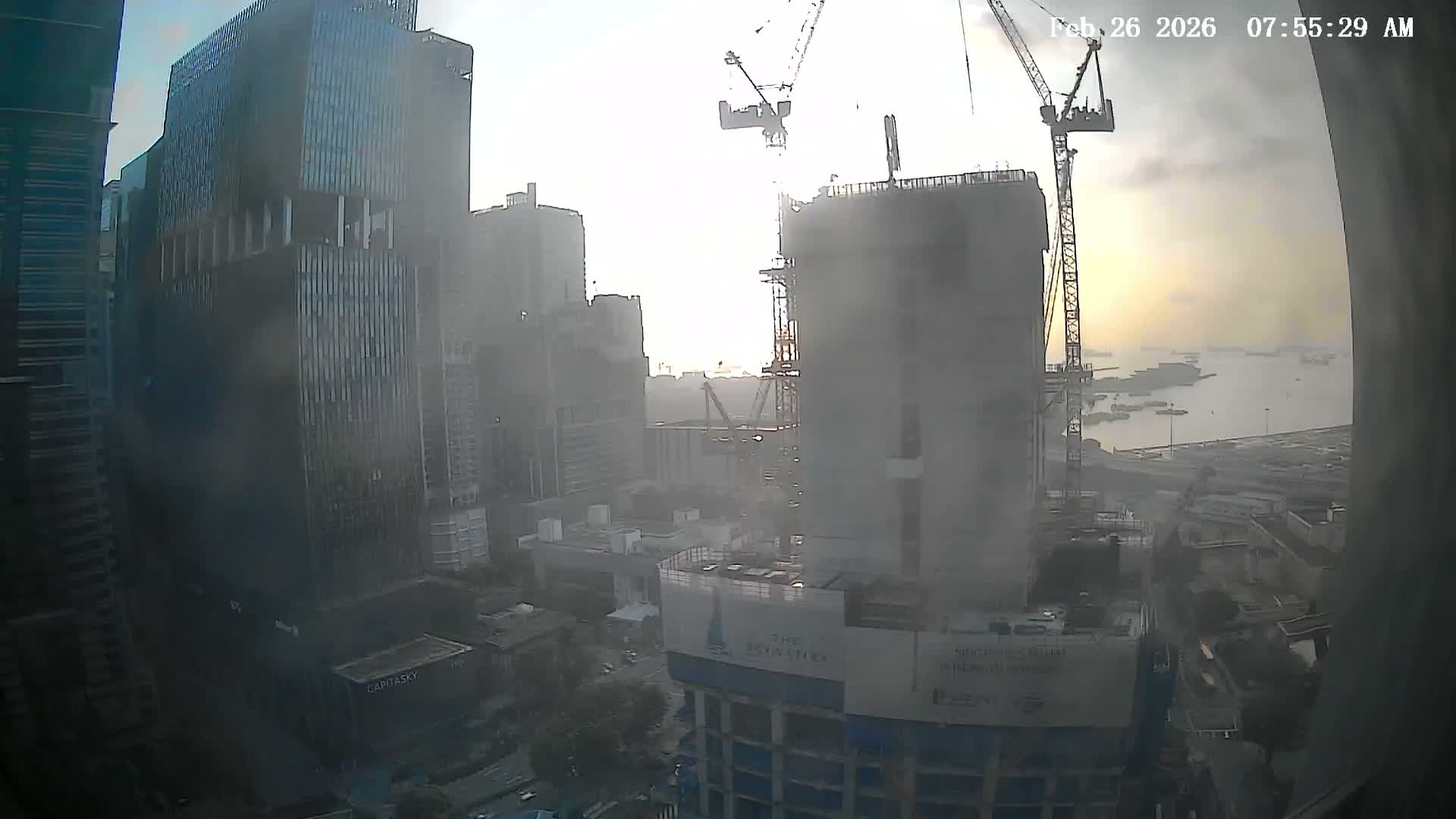 Singapore South Cruise Marina  & Downtown Core Live Cam - Tanjong Pagar, Downtown Core, Central Area, Central Singapore, Singapore