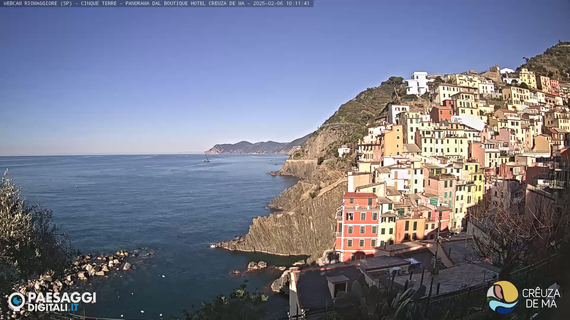 Riomaggiore Live Cam  - La Spezia, Liguria, Italy