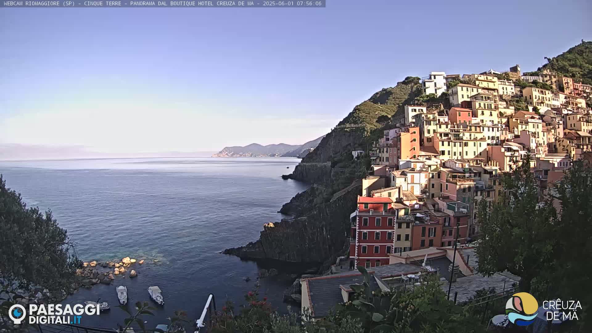 Riomaggiore Live Cam  - La Spezia, Liguria, Italy