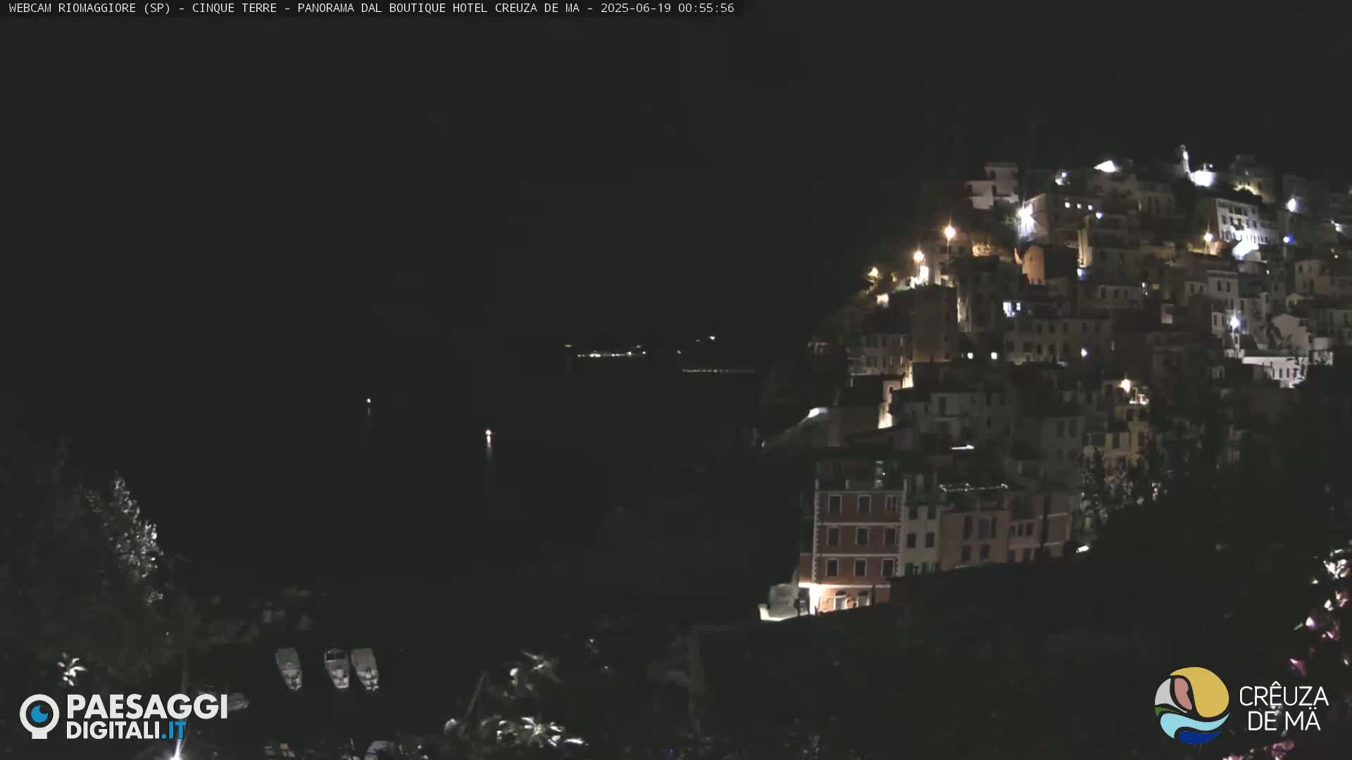 Cinque Terre, Riomaggiore Village Live Cam  - La Spezia, Liguria, Italy