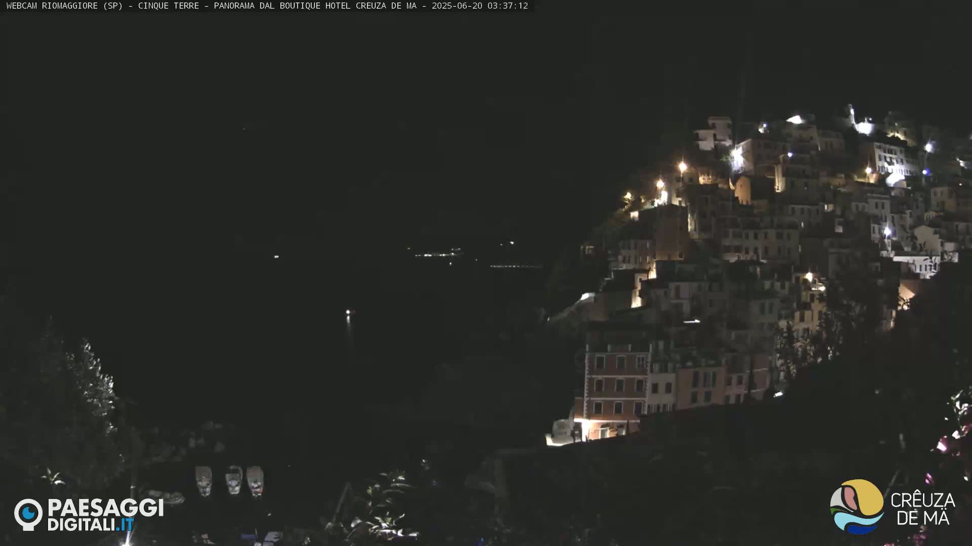 Cinque Terre, Riomaggiore Village Live Cam  - La Spezia, Liguria, Italy
