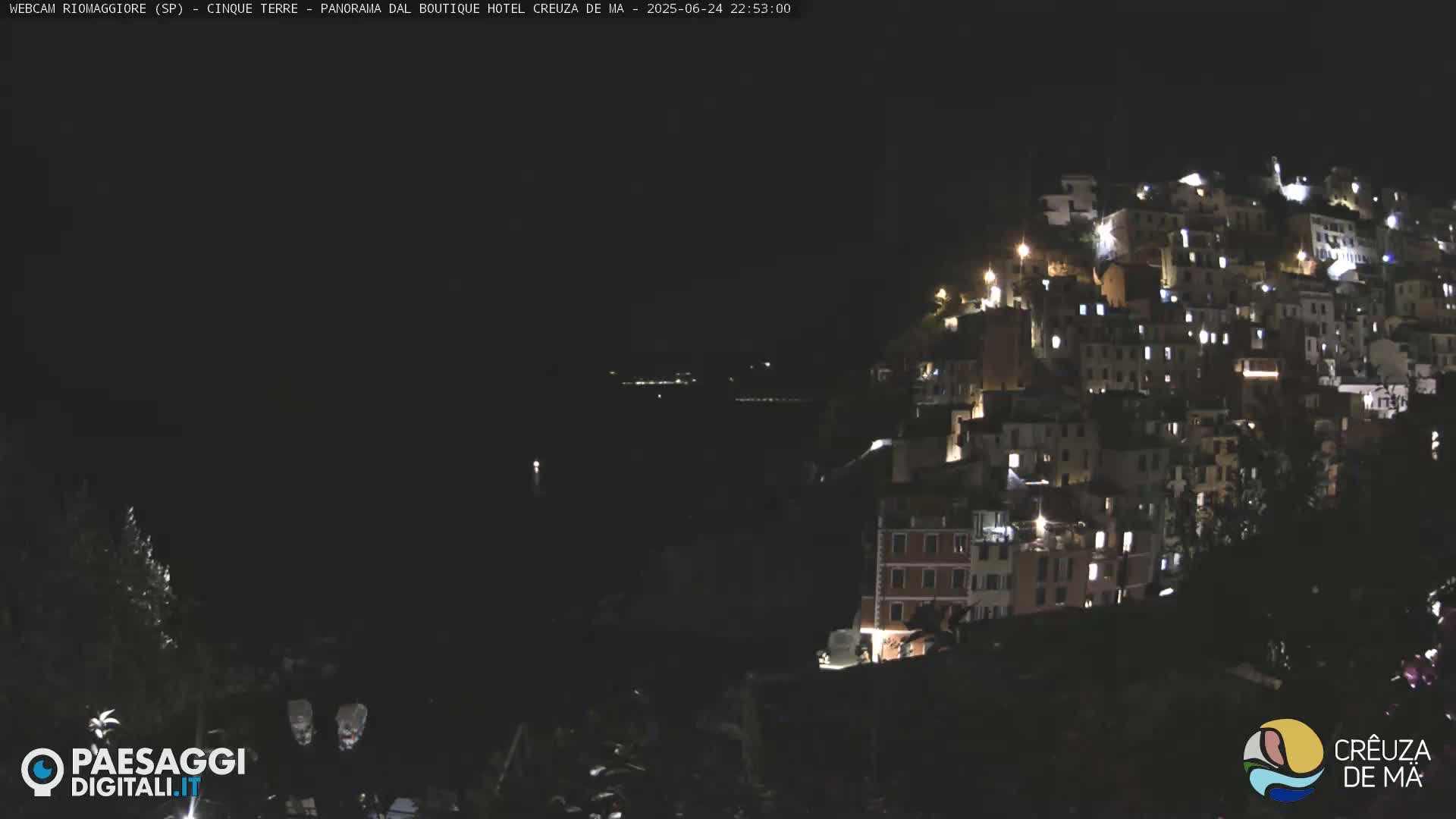 Cinque Terre, Riomaggiore Village Live Cam  - La Spezia, Liguria, Italy