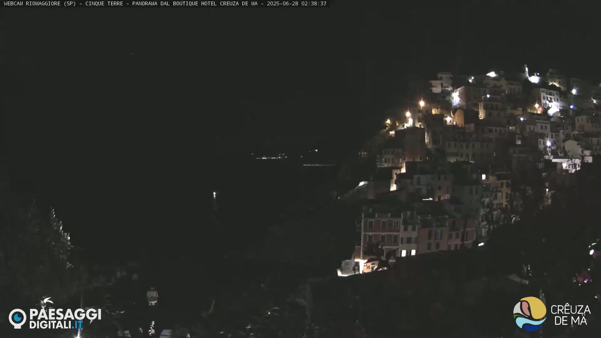 Cinque Terre, Riomaggiore Village Live Cam  - La Spezia, Liguria, Italy