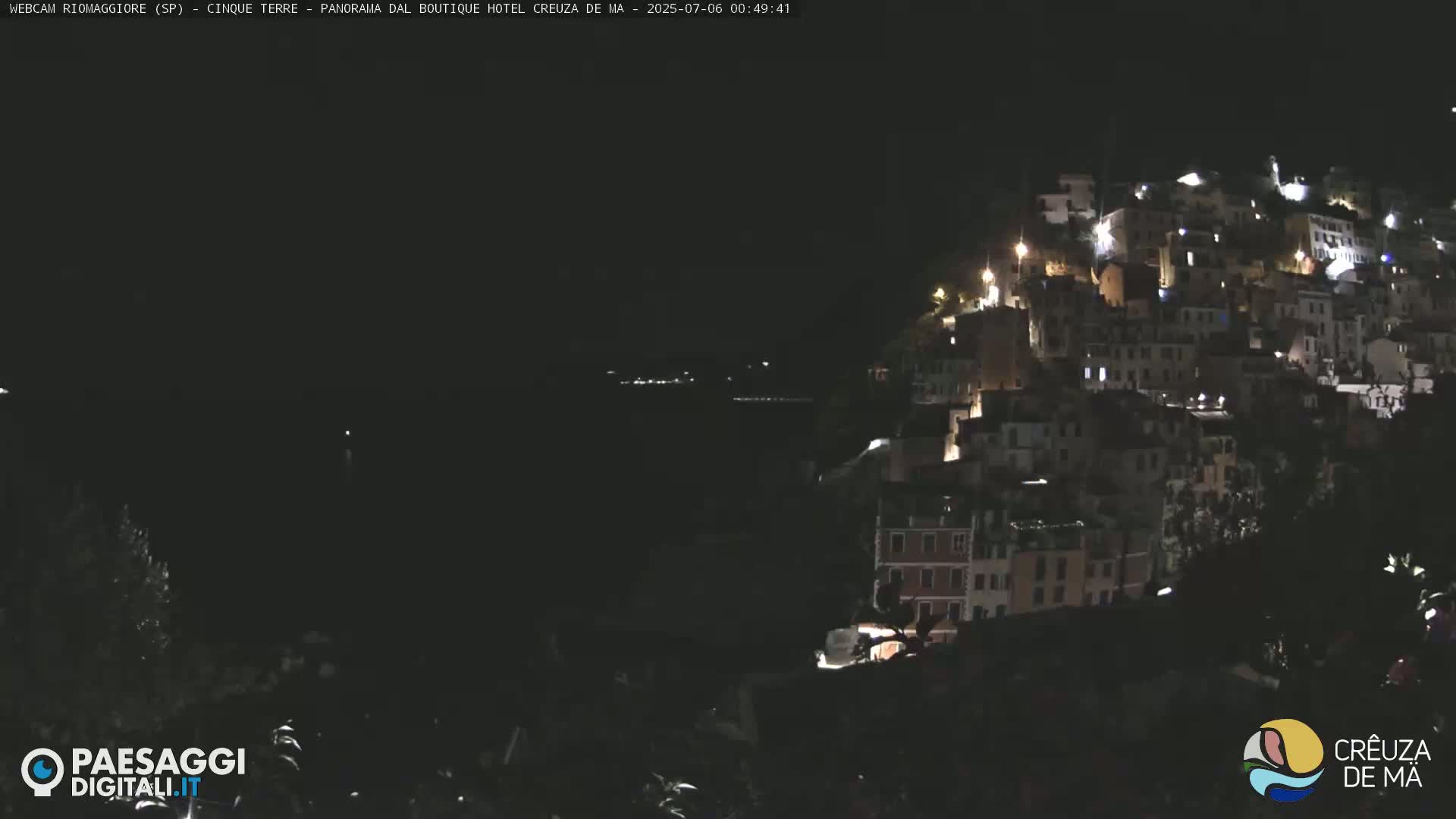 Cinque Terre, Riomaggiore Village Live Cam  - La Spezia, Liguria, Italy