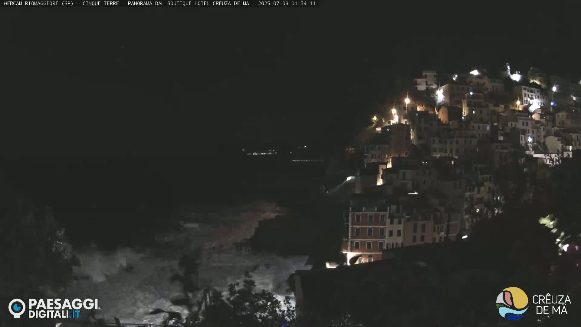 Cinque Terre, Riomaggiore Village Live Cam  - La Spezia, Liguria, Italy