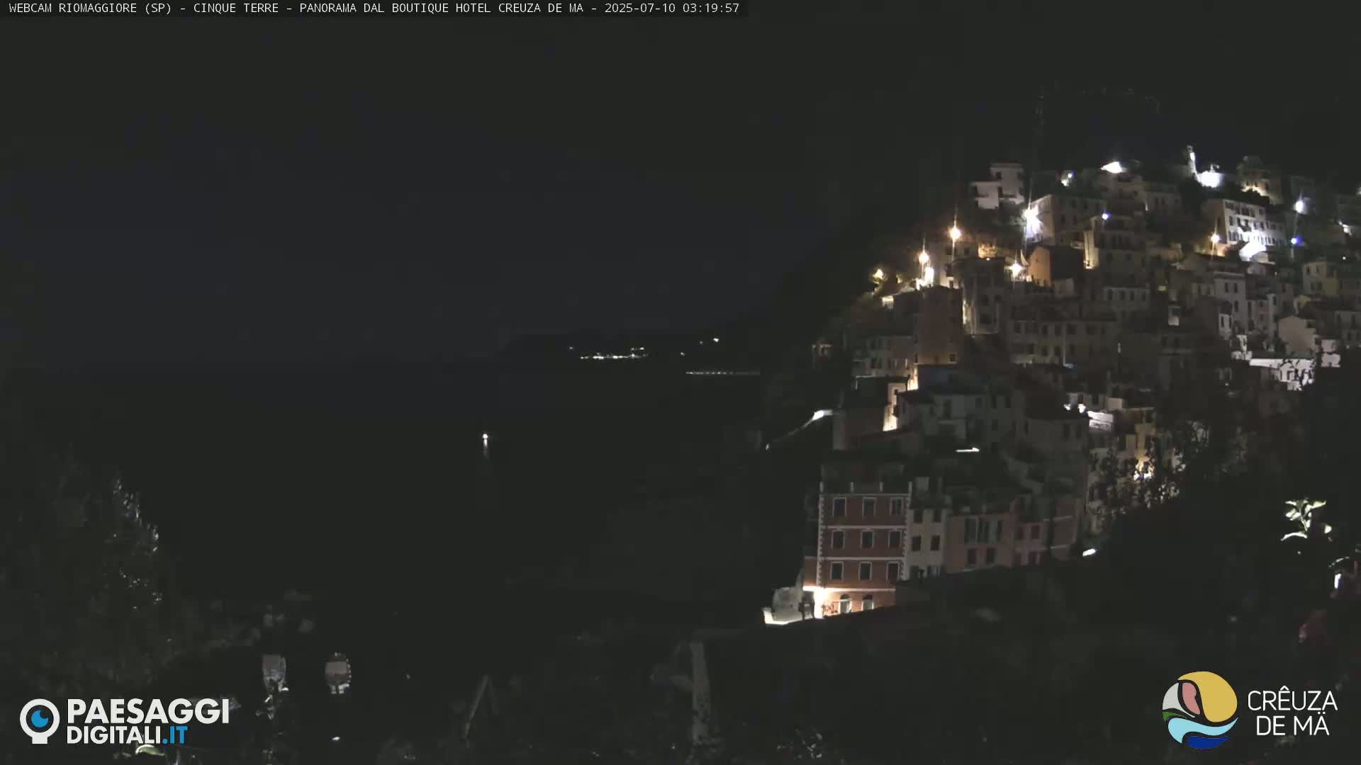 Cinque Terre, Riomaggiore Village Live Cam  - La Spezia, Liguria, Italy