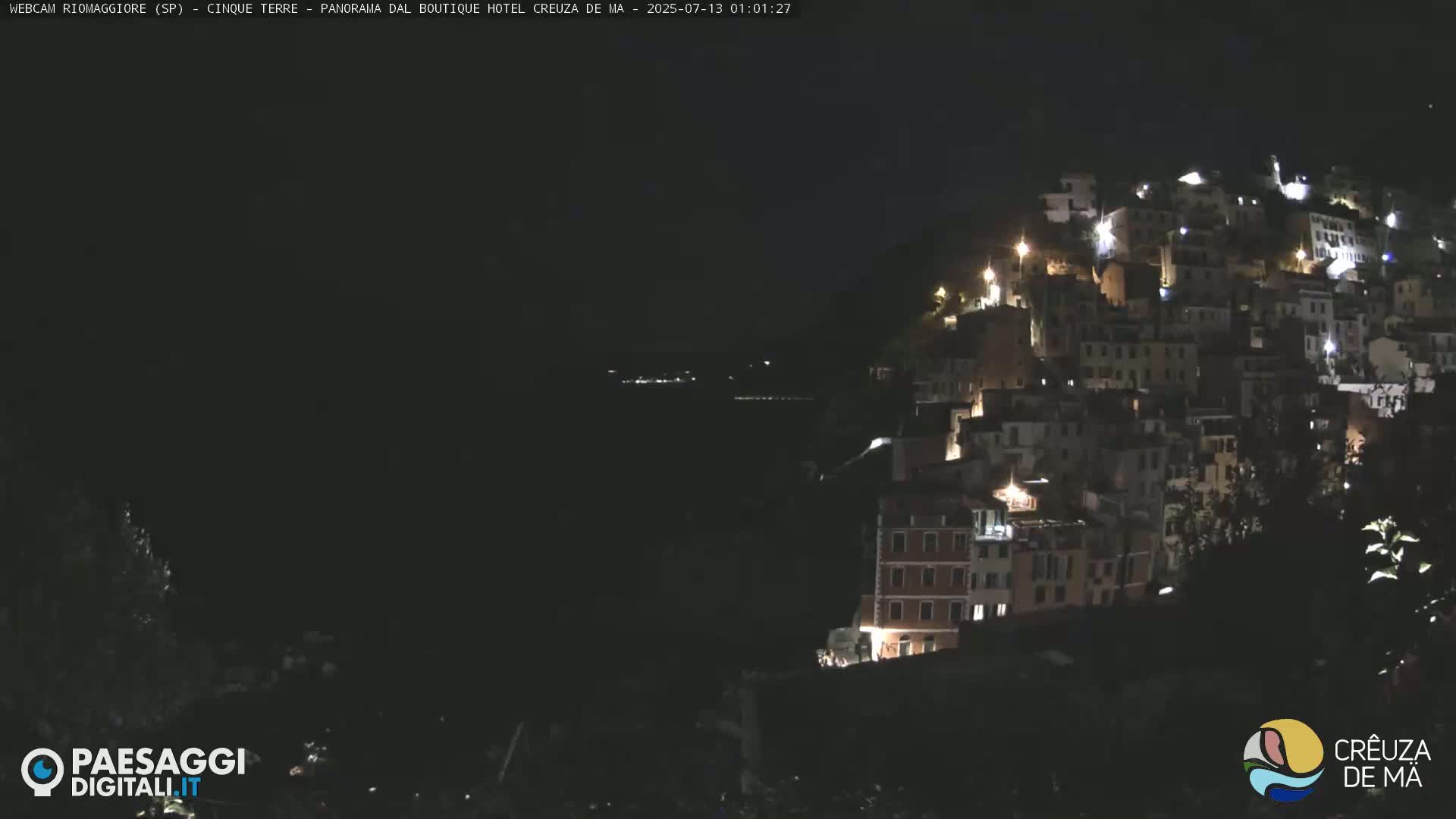 Cinque Terre, Riomaggiore Village Live Cam  - La Spezia, Liguria, Italy