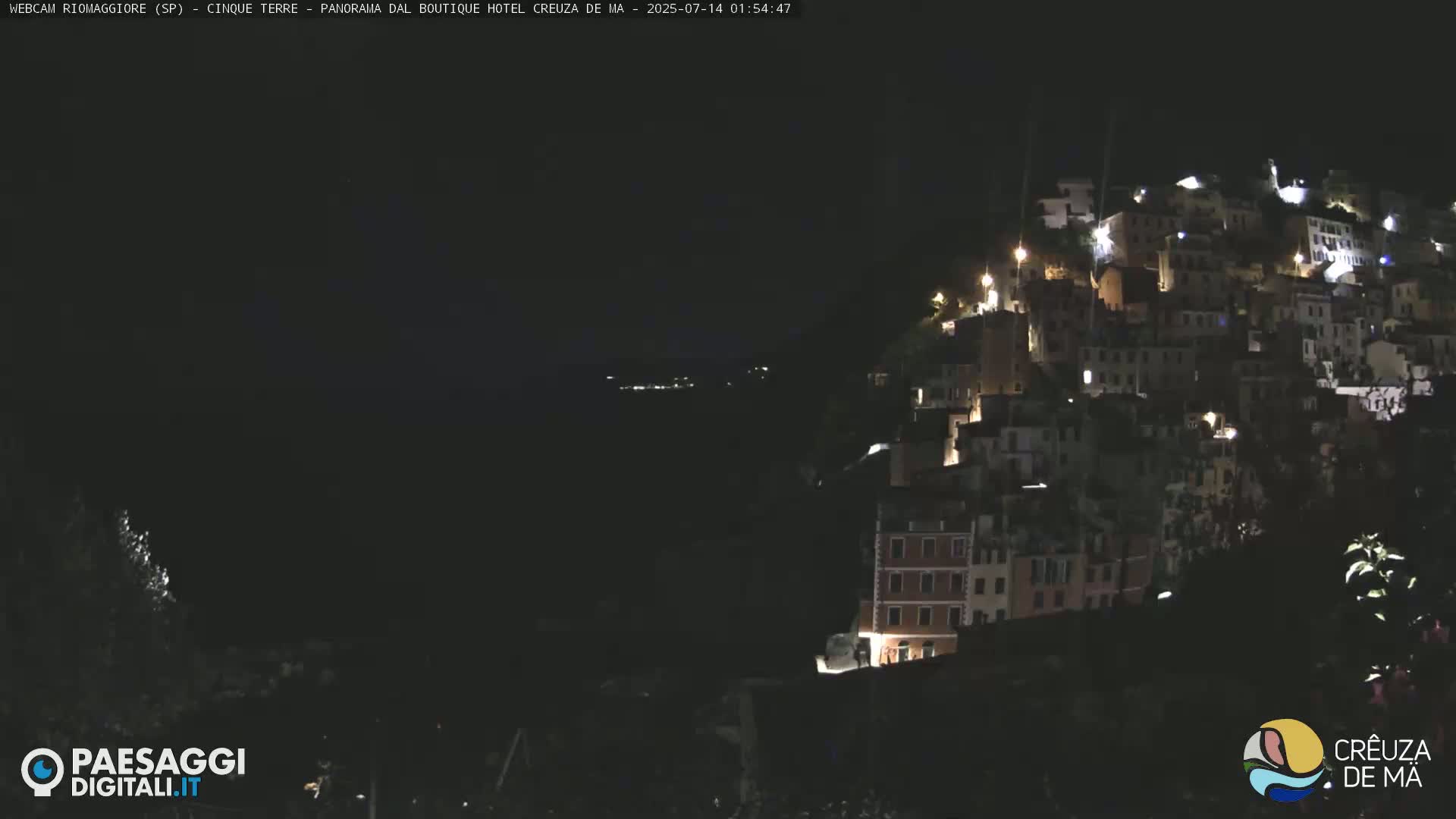 Cinque Terre, Riomaggiore Village Live Cam  - La Spezia, Liguria, Italy