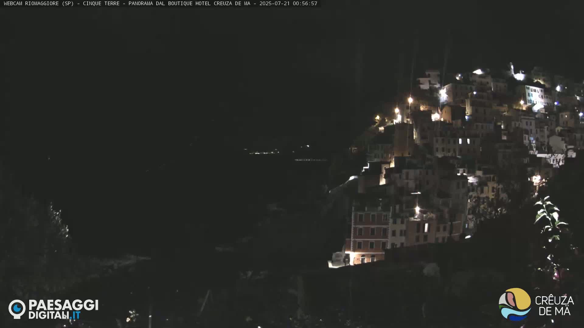 Cinque Terre, Riomaggiore Village Live Cam  - La Spezia, Liguria, Italy