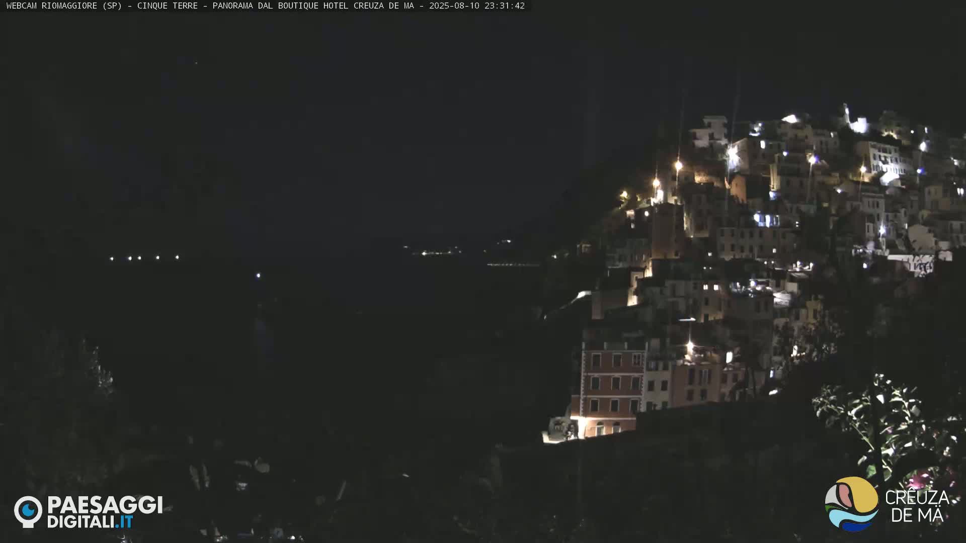 Cinque Terre, Riomaggiore Village Live Cam  - La Spezia, Liguria, Italy