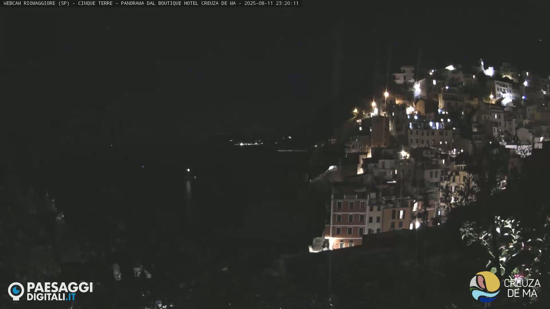 Cinque Terre, Riomaggiore Village Live Cam  - La Spezia, Liguria, Italy
