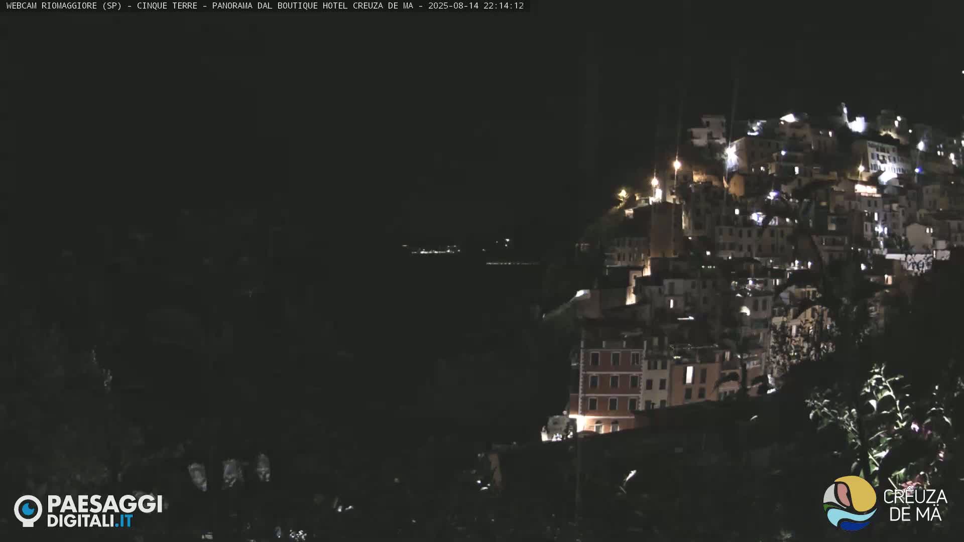 Cinque Terre, Riomaggiore Village Live Cam  - La Spezia, Liguria, Italy