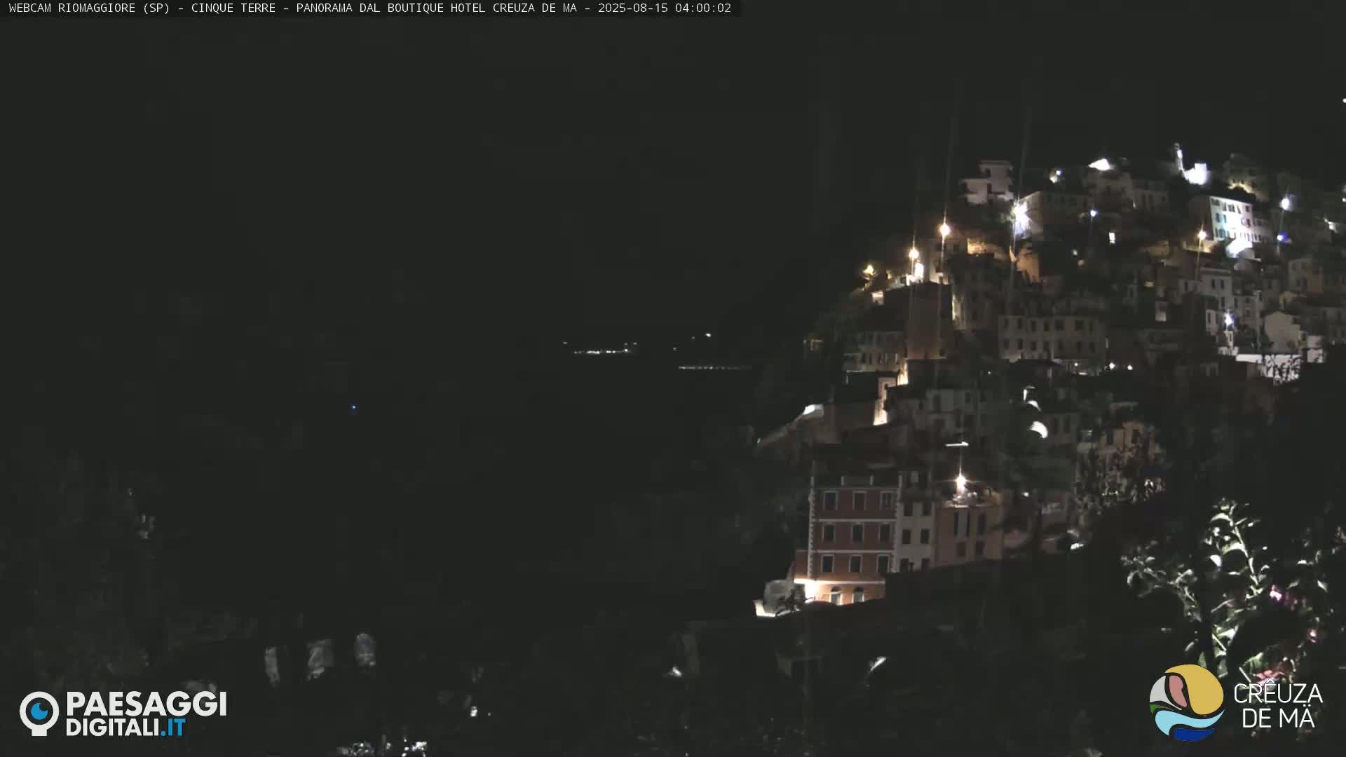 Cinque Terre, Riomaggiore Village Live Cam  - La Spezia, Liguria, Italy