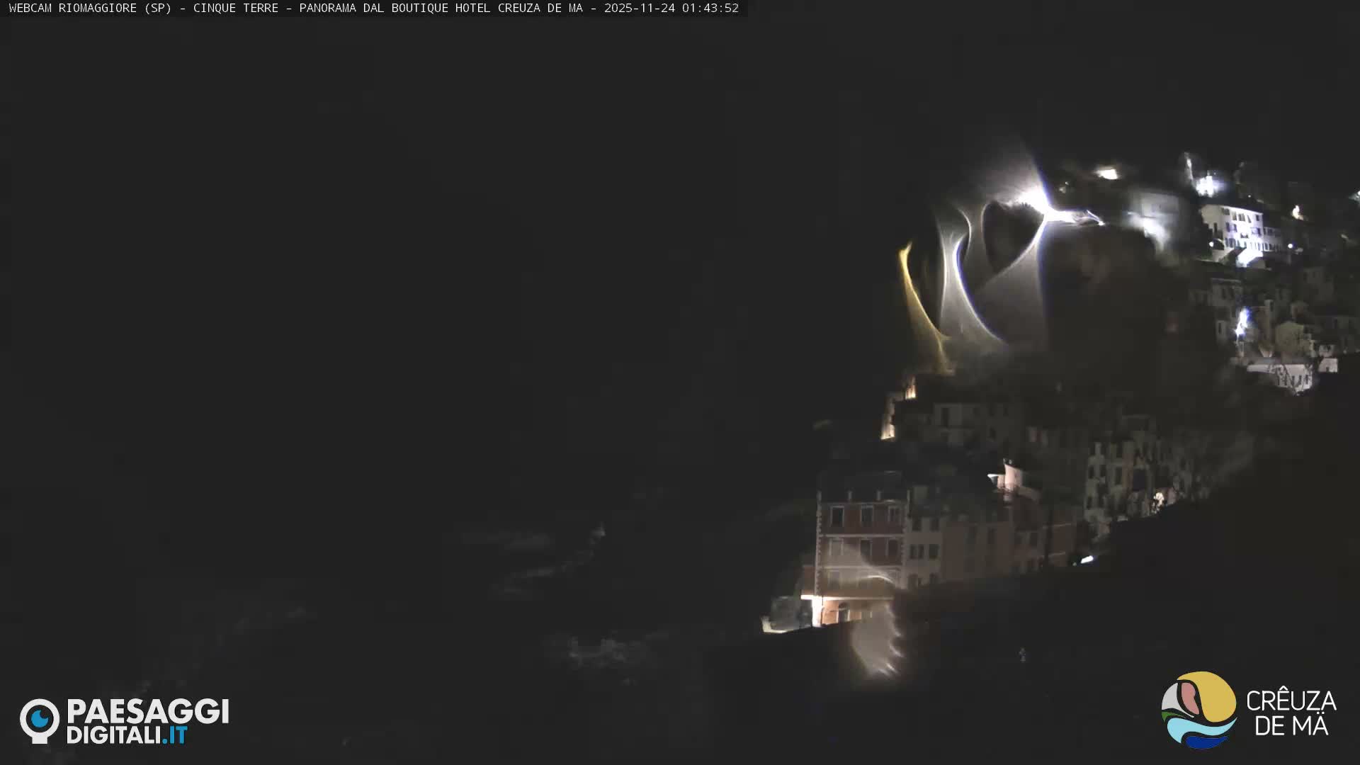 Cinque Terre, Riomaggiore Village Live Cam  - La Spezia, Liguria, Italy