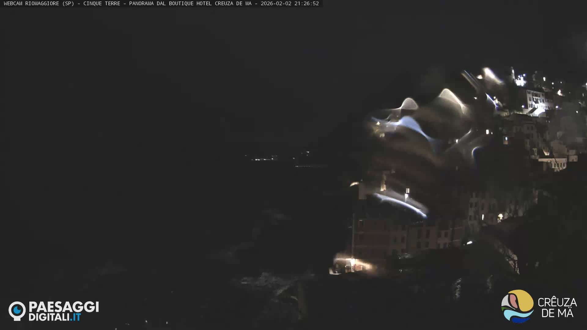 Cinque Terre, Riomaggiore Village Live Cam  - La Spezia, Liguria, Italy