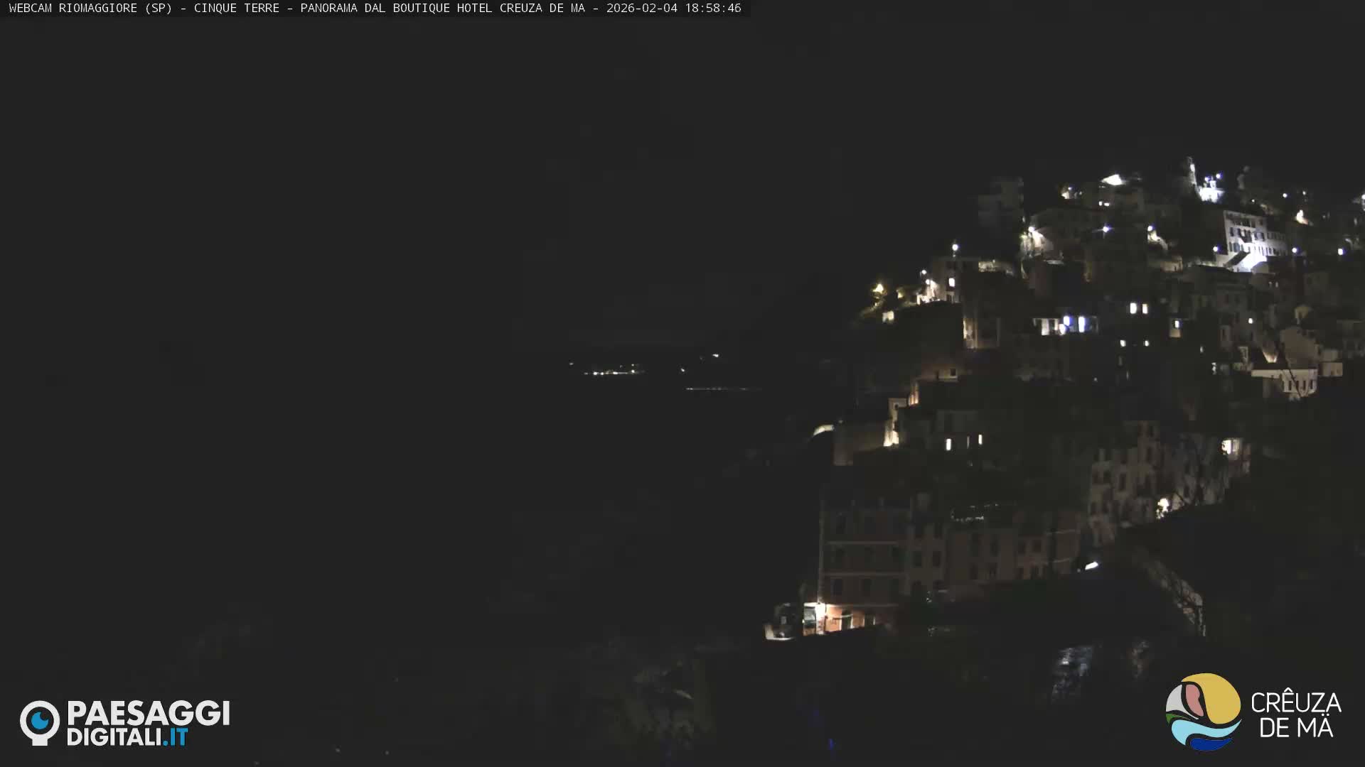 Cinque Terre, Riomaggiore Village Live Cam  - La Spezia, Liguria, Italy