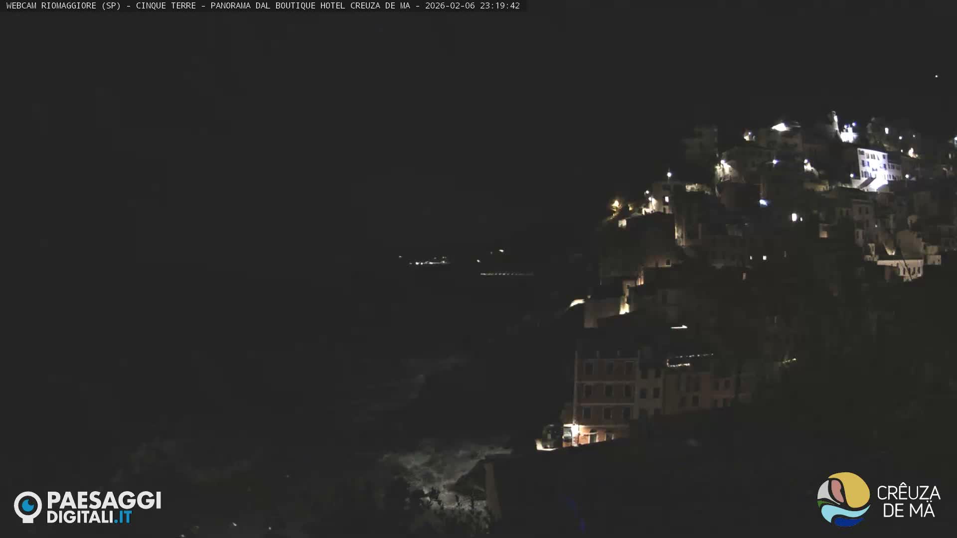 Cinque Terre, Riomaggiore Village Live Cam  - La Spezia, Liguria, Italy