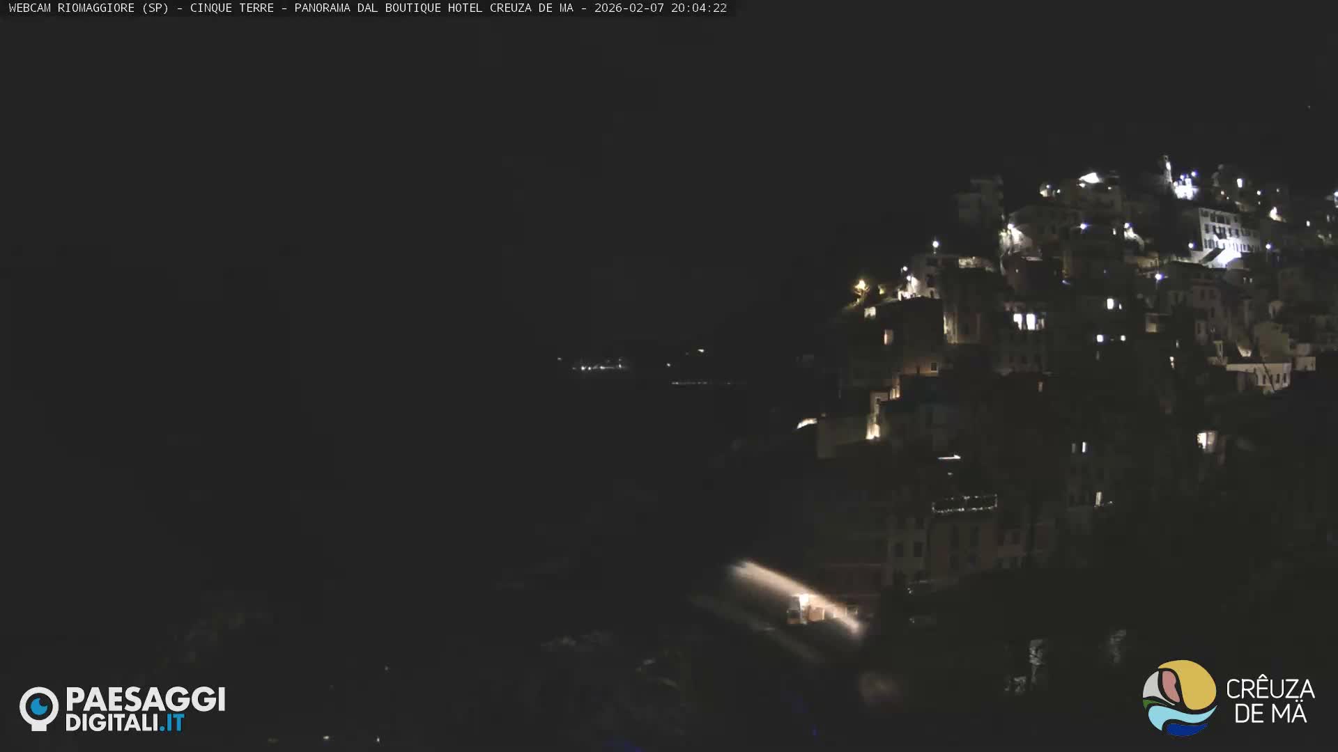 Cinque Terre, Riomaggiore Village Live Cam  - La Spezia, Liguria, Italy