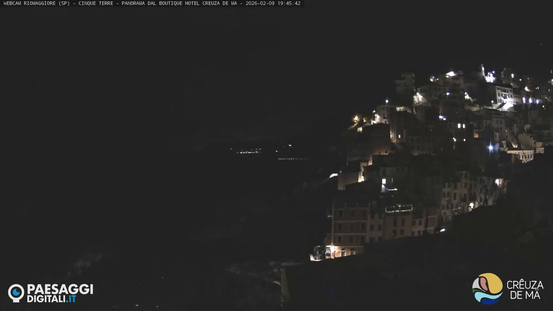 Cinque Terre, Riomaggiore Village Live Cam  - La Spezia, Liguria, Italy