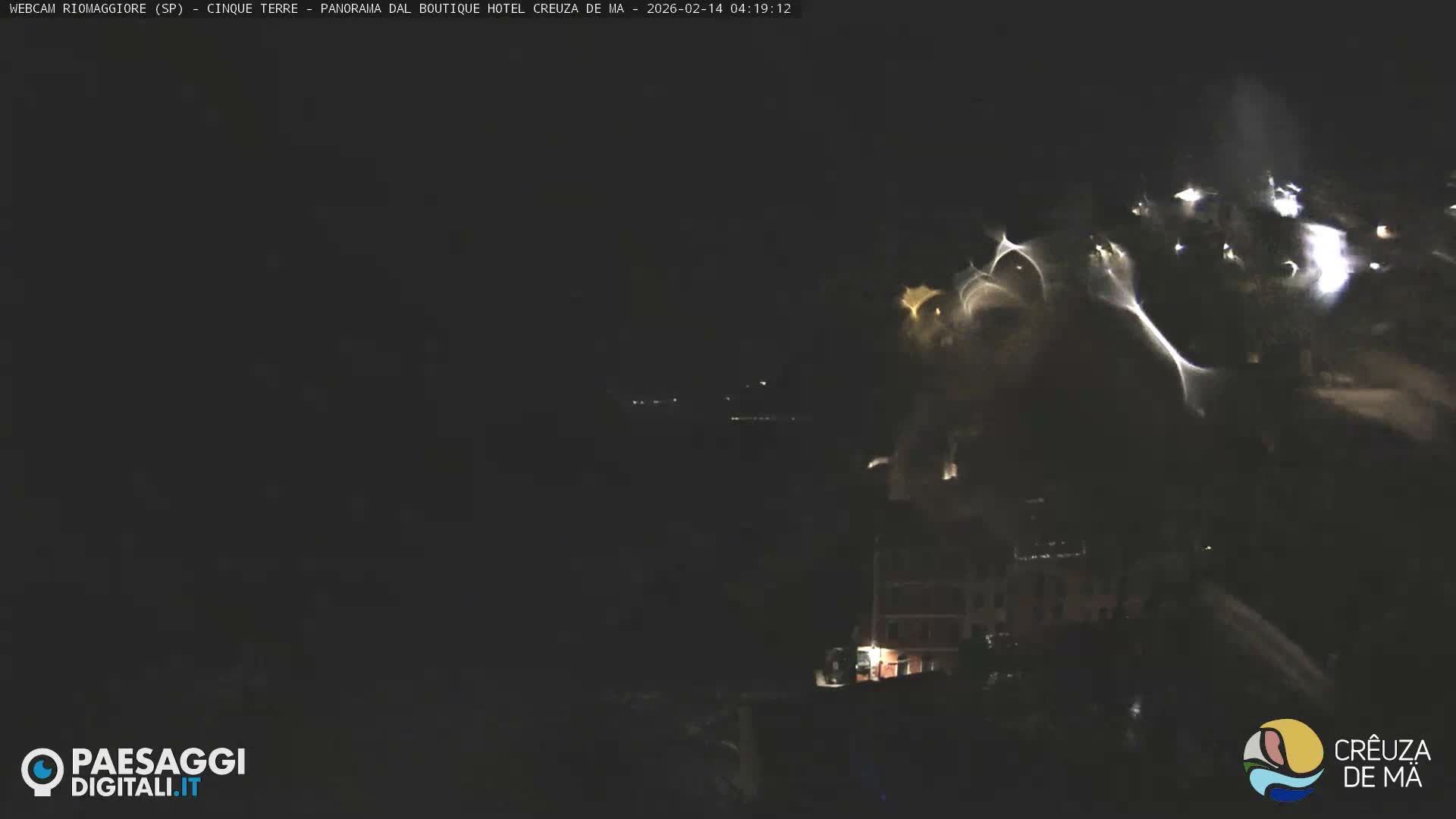 Cinque Terre, Riomaggiore Village Live Cam  - La Spezia, Liguria, Italy