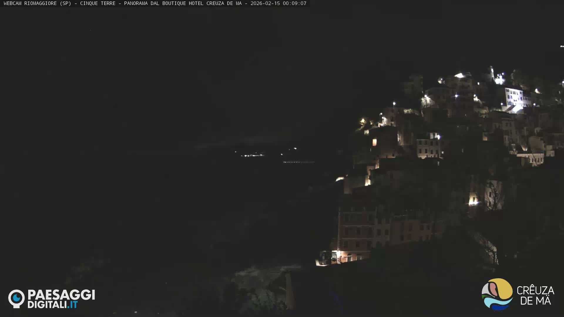 Cinque Terre, Riomaggiore Village Live Cam  - La Spezia, Liguria, Italy