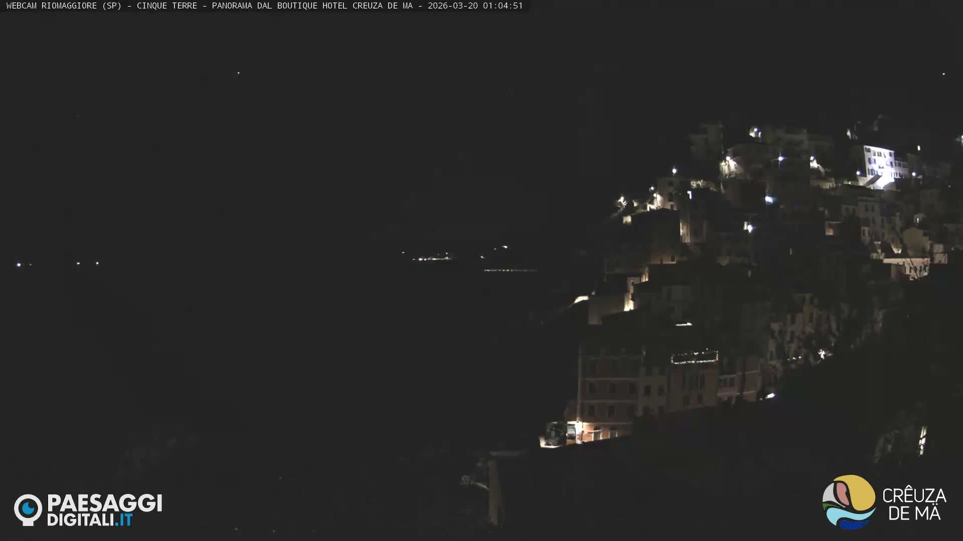 Cinque Terre, Riomaggiore Village Live Cam  - La Spezia, Liguria, Italy