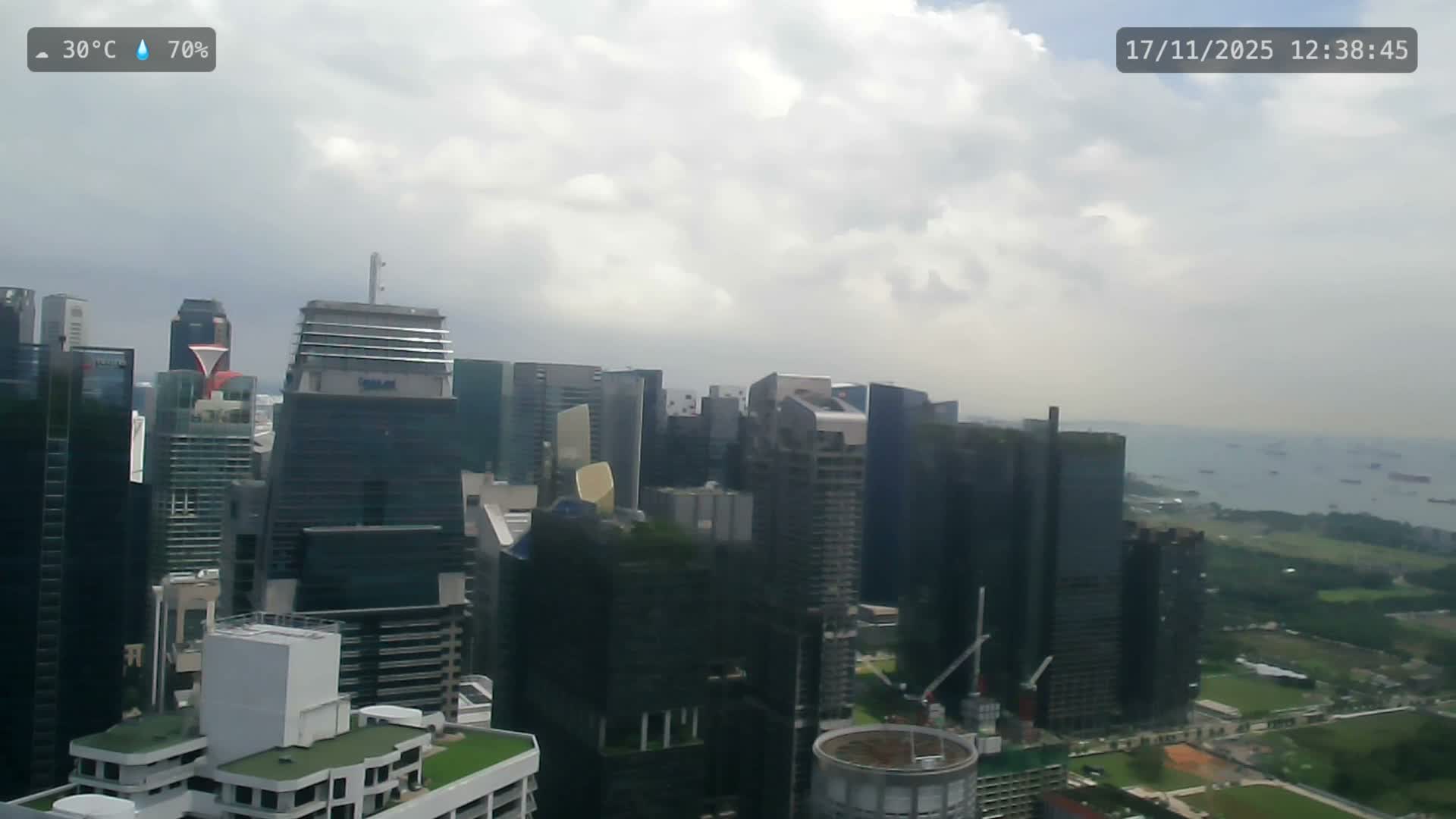 Singapore City Centre Skyline Live Cam  - Anson, Downtown Core, Central, Area, Central Singapore, Singapore