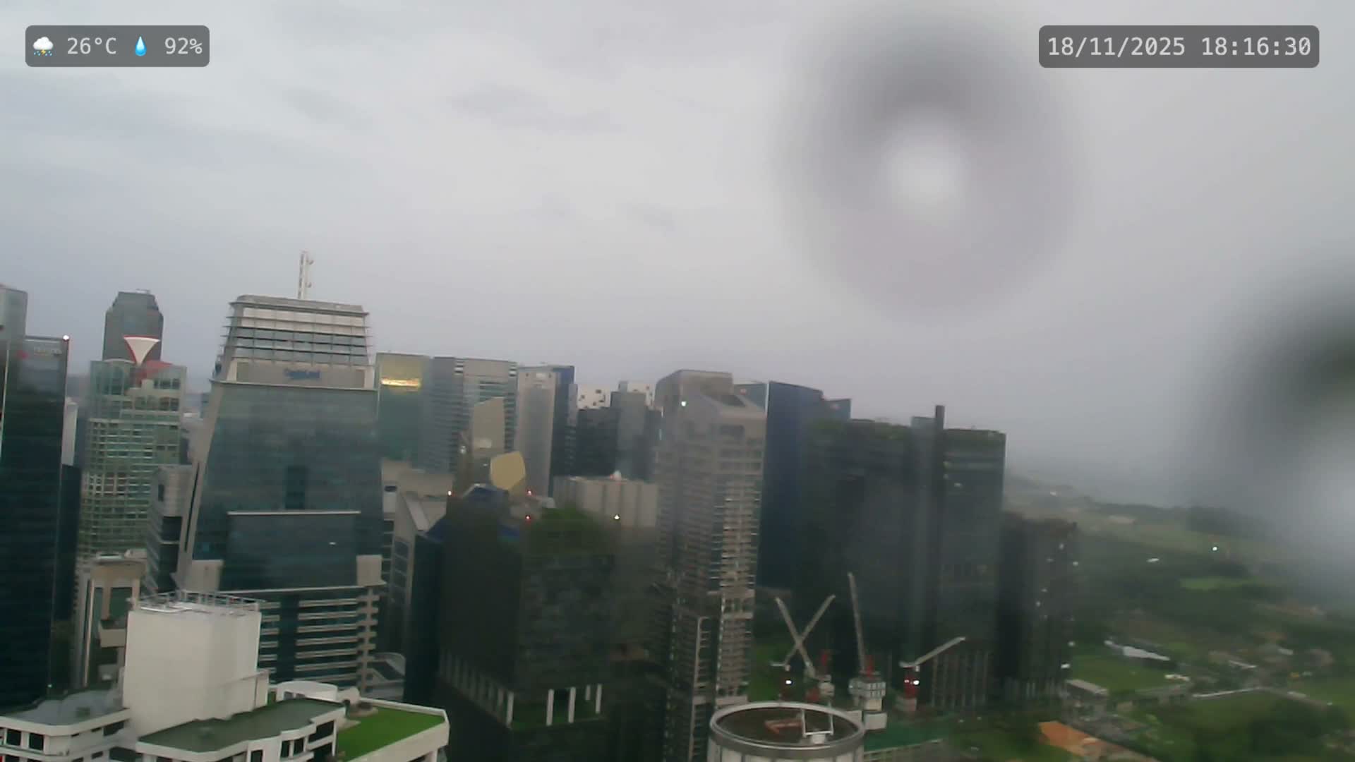 Singapore City Centre Skyline Live Cam  - Anson, Downtown Core, Central, Area, Central Singapore, Singapore