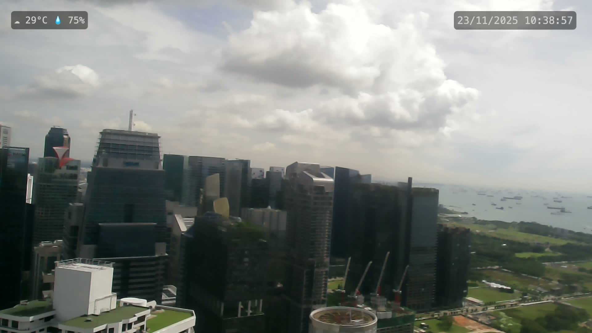 Singapore City Centre Skyline Live Cam  - Anson, Downtown Core, Central, Area, Central Singapore, Singapore