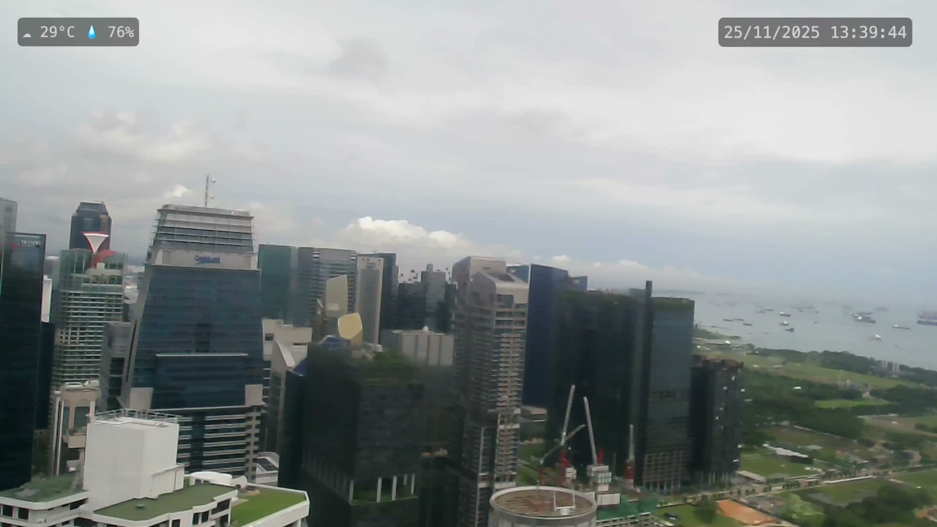 Singapore City Centre Skyline Live Cam  - Anson, Downtown Core, Central, Area, Central Singapore, Singapore