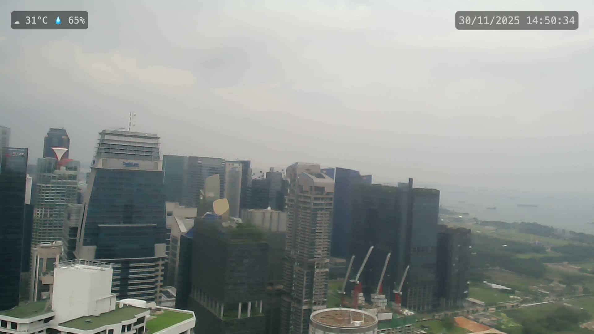 Singapore City Centre Skyline Live Cam  - Anson, Downtown Core, Central, Area, Central Singapore, Singapore