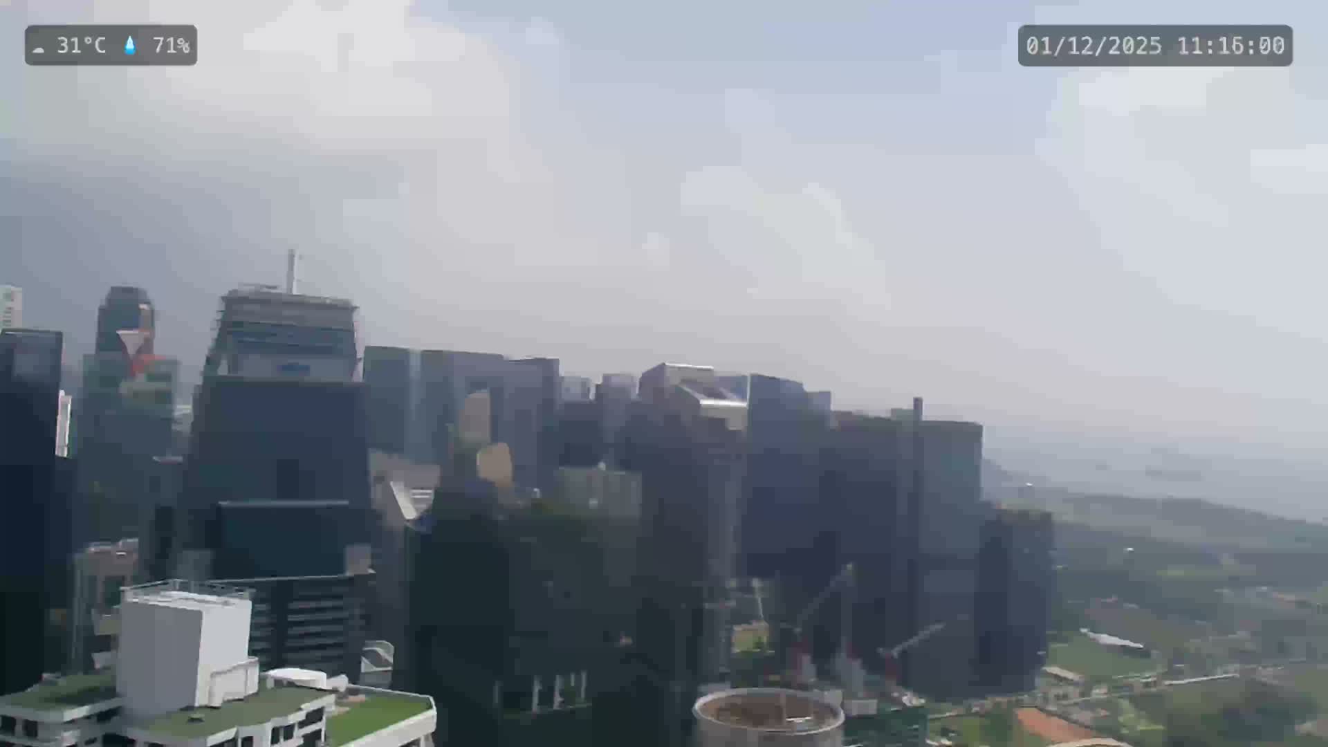 Singapore City Centre Skyline Live Cam  - Anson, Downtown Core, Central, Area, Central Singapore, Singapore