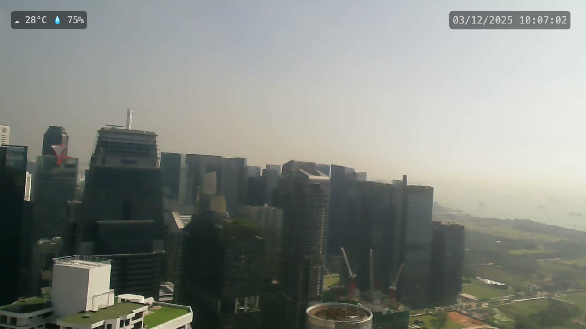 Singapore City Centre Skyline Live Cam  - Anson, Downtown Core, Central, Area, Central Singapore, Singapore