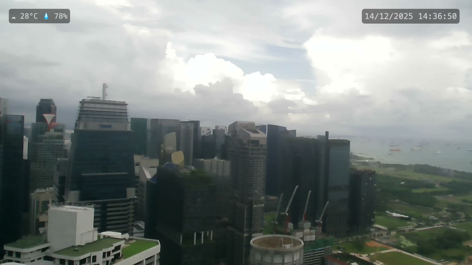 Singapore City Centre Skyline Live Cam  - Anson, Downtown Core, Central, Area, Central Singapore, Singapore