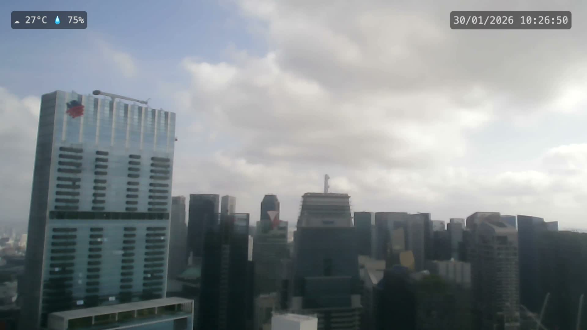 Singapore City Centre Skyline Live Cam  - Anson, Downtown Core, Central, Area, Central Singapore, Singapore