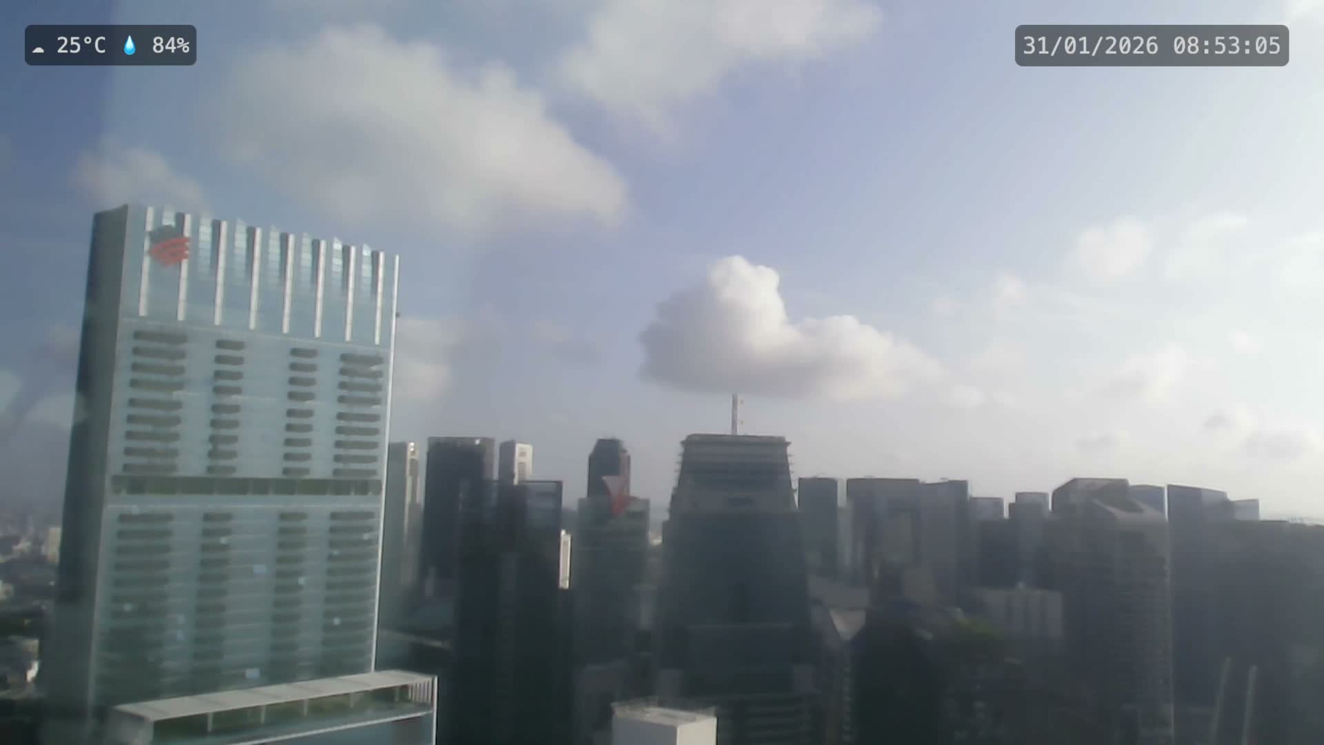 Singapore City Centre Skyline Live Cam  - Anson, Downtown Core, Central, Area, Central Singapore, Singapore