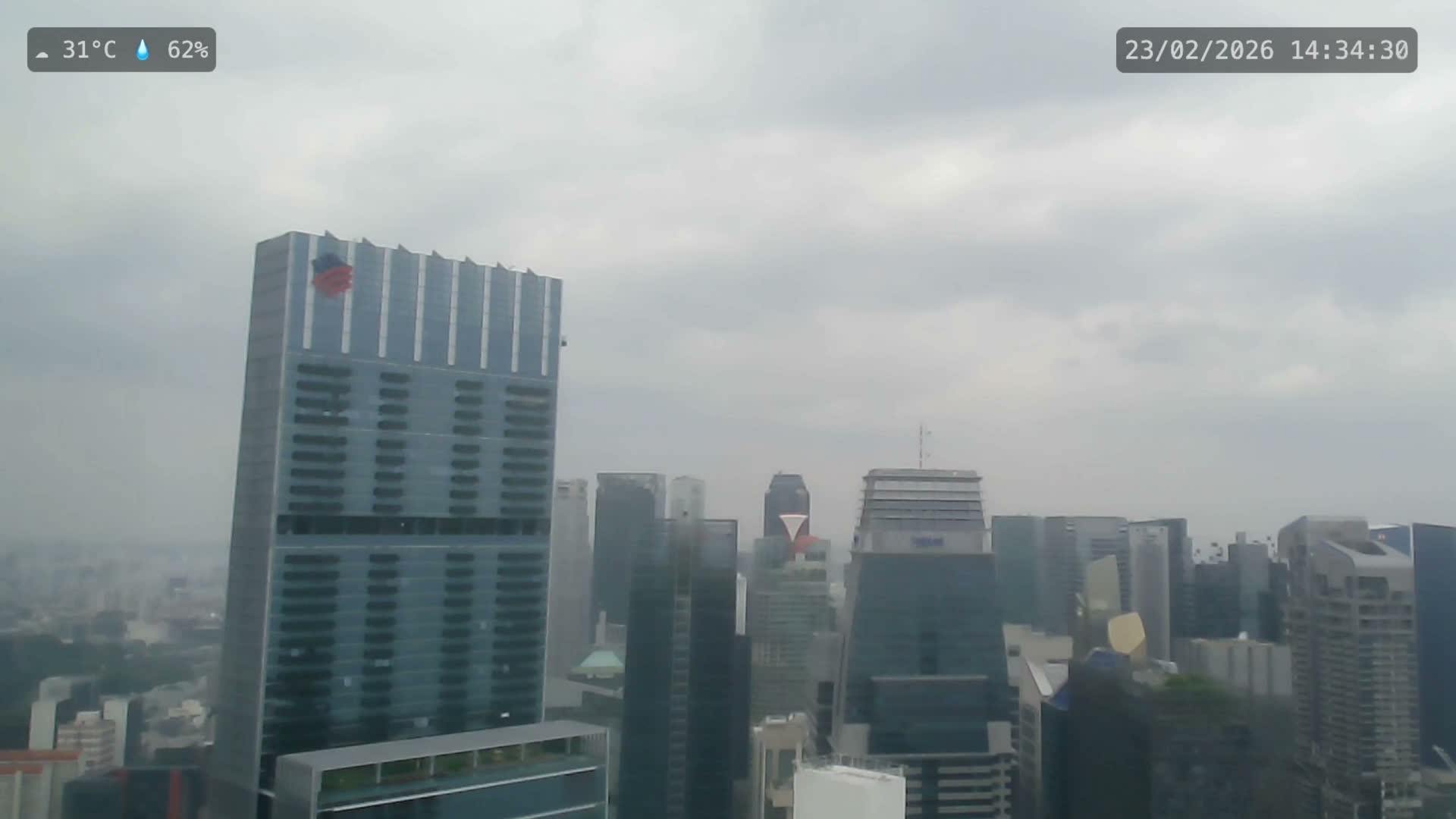 Singapore City Centre Skyline Live Cam  - Anson, Downtown Core, Central, Area, Central Singapore, Singapore